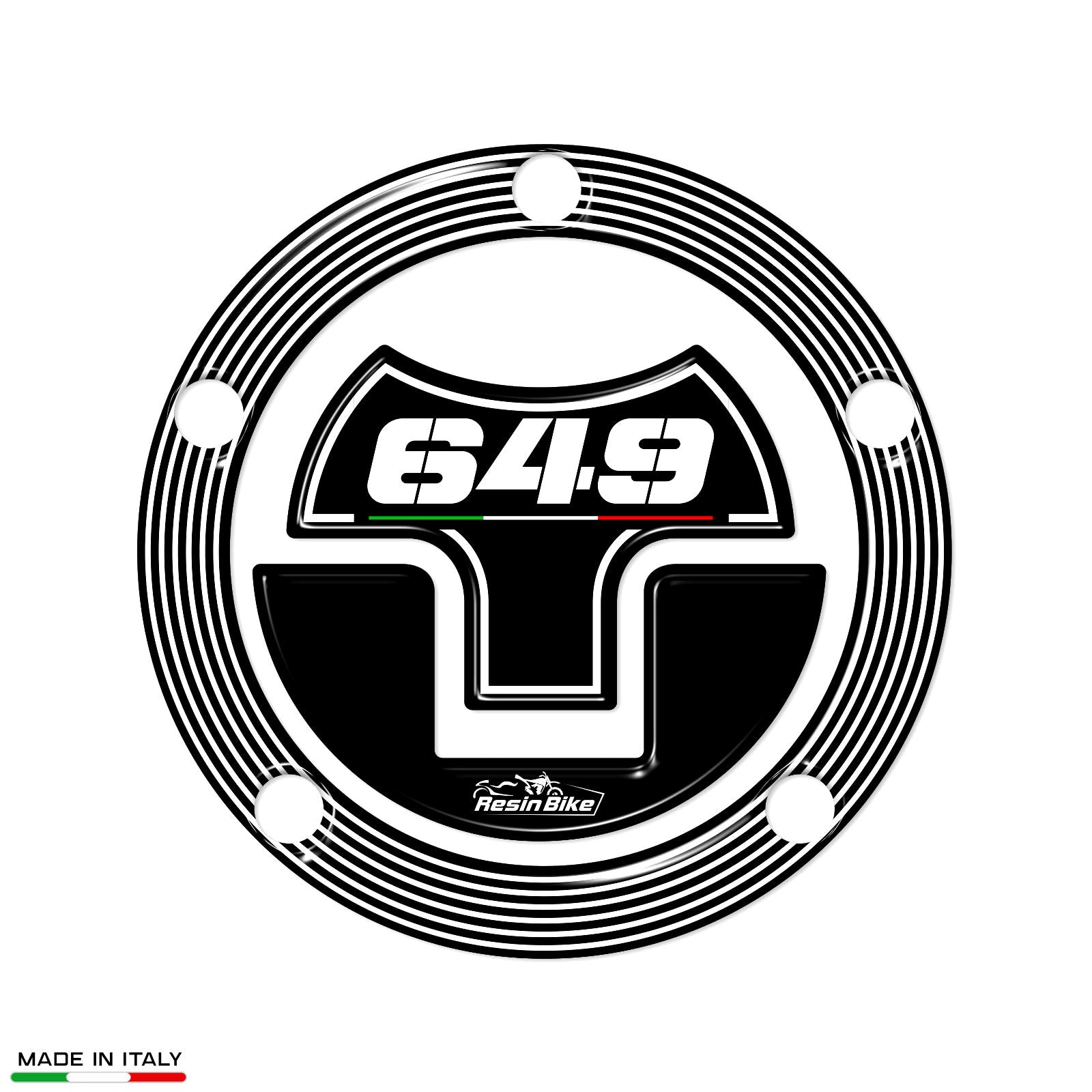 Resin Bike 3D Motorcycle Stickers - Fuel Cap | Moto Morini X-Cape 650 2021>2026 - Pyramid Motorcycle Accessories