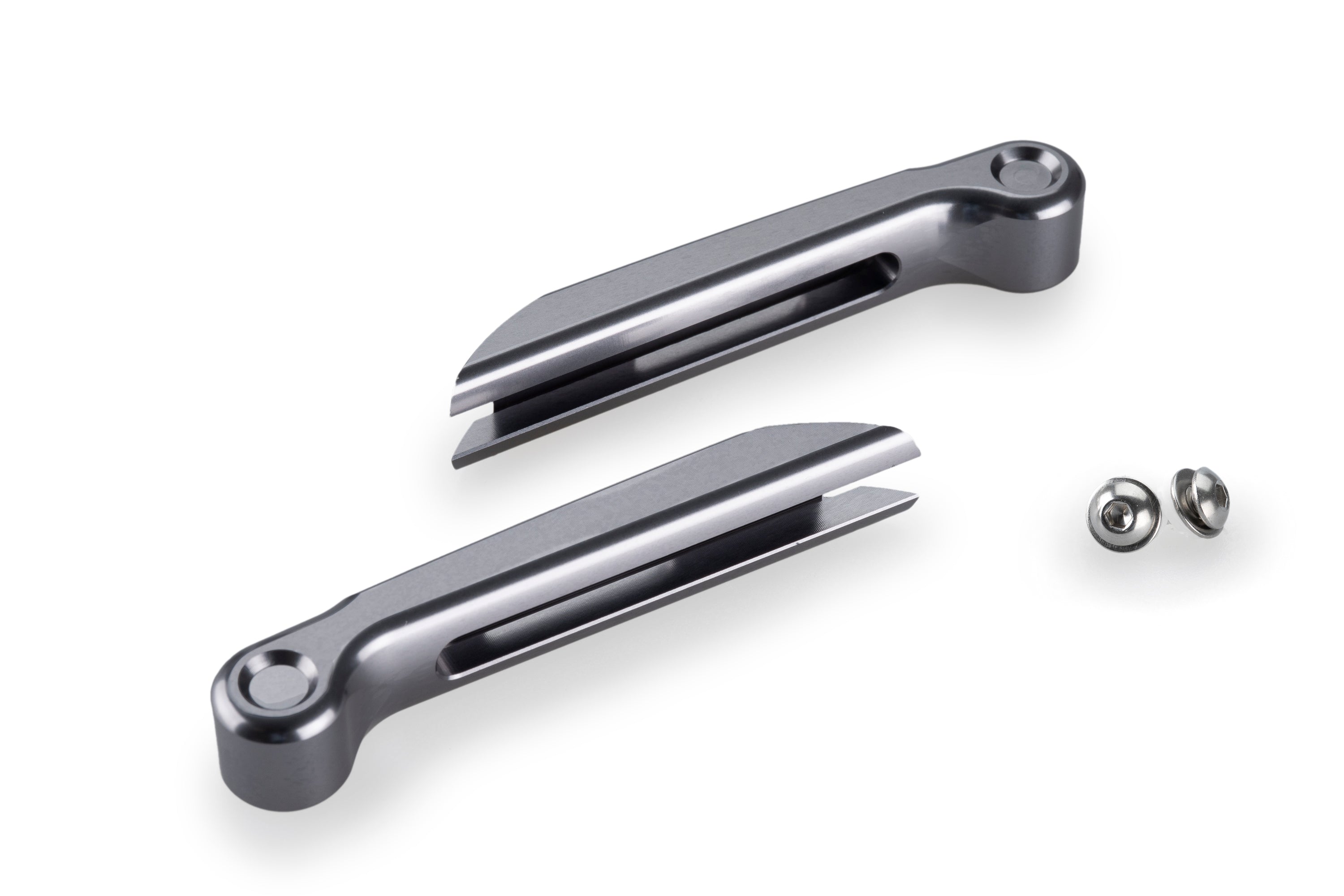 Puig Spare Lever Extenders for 4.0 Levers | Titanium - Pyramid Motorcycle Accessories
