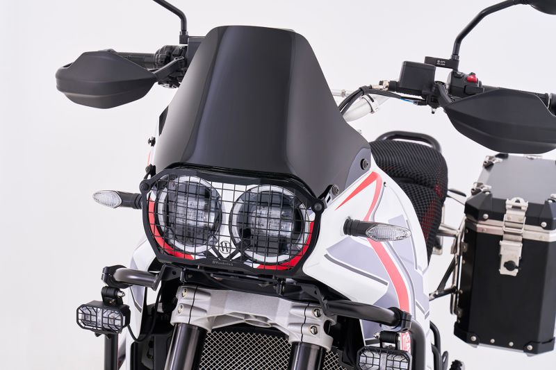 Wunderlich Flowjet Windshield | Black | Ducati Desert X 2022>2025 - Pyramid Motorcycle Accessories