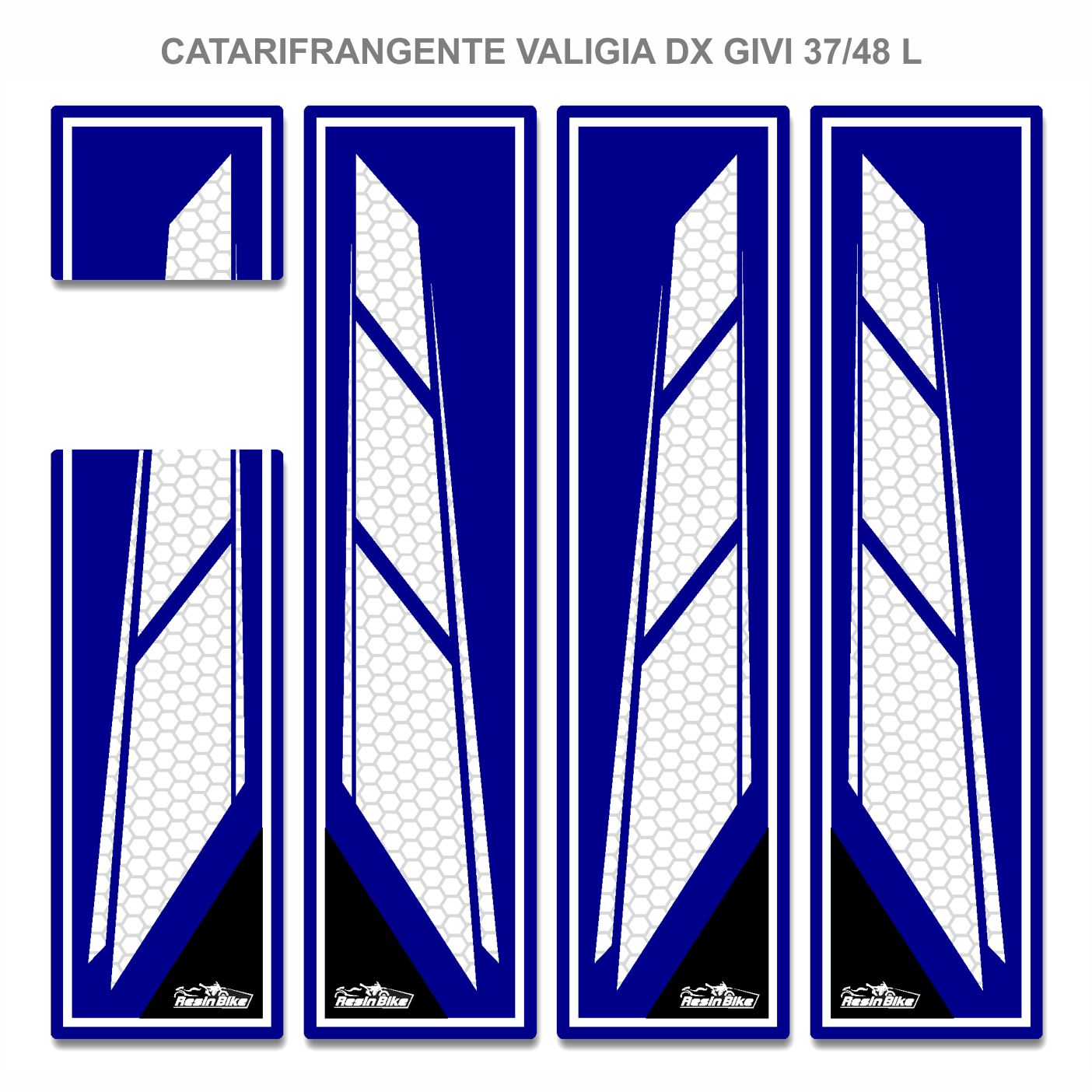 Resin Bike 3D Motorcycle Stickers - Panniers | Yamaha XT 1200 Z Super Tenere 2015>2022 RB-B21200K6 - Pyramid Motorcycle Accessories