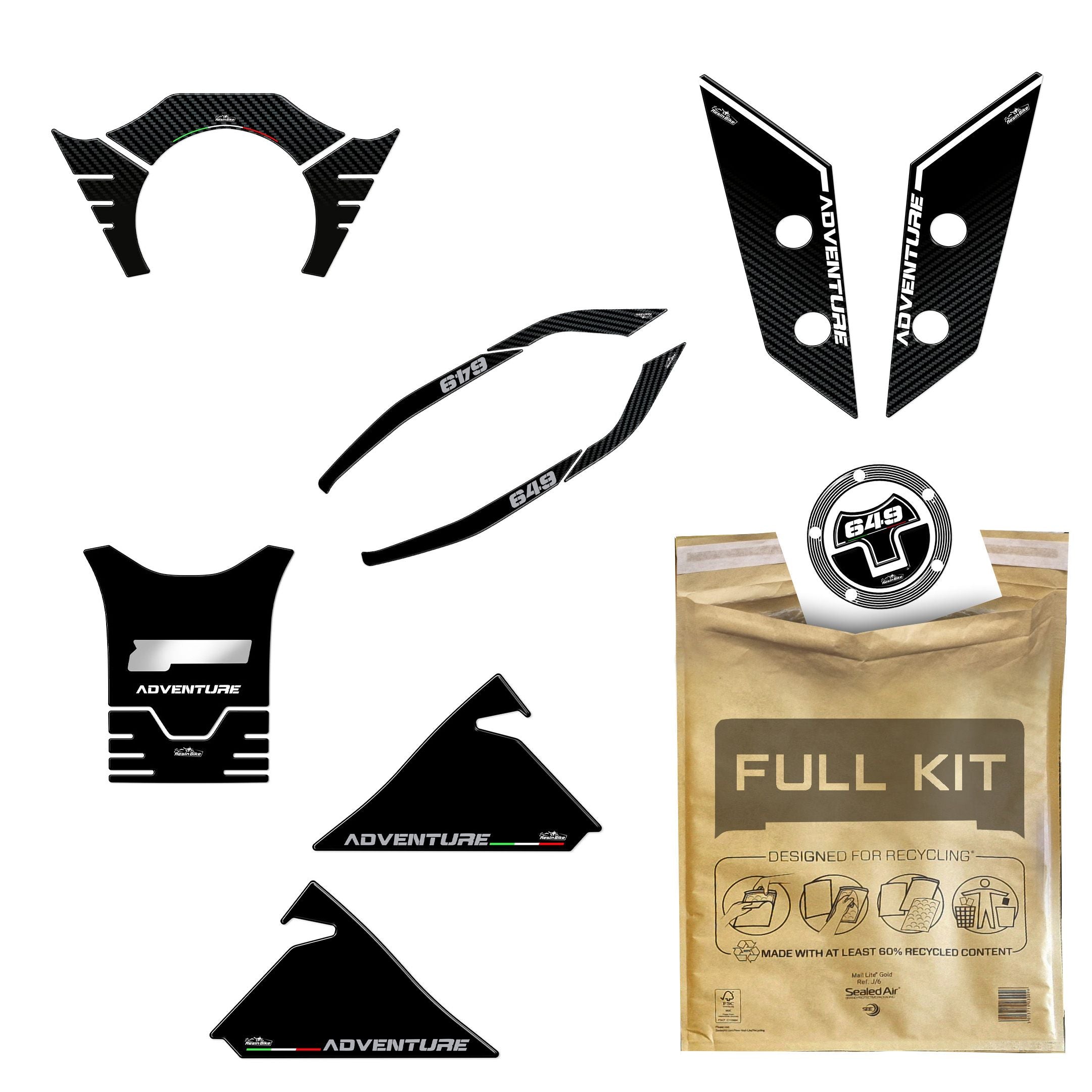 Resin Bike 3D Motorcycle Stickers - Full Kit | Moto Morini X-Cape 650 2021>2026 - Pyramid Motorcycle Accessories