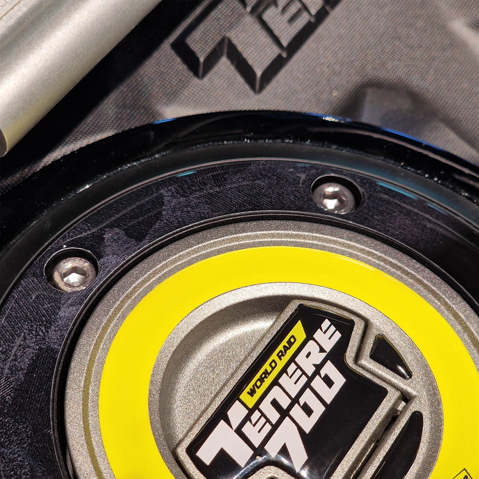 Resin Bike 3D Motorcycle Stickers - Fuel Cap | Yamaha Tenere 700 World Raid 2022>2025 - Pyramid Motorcycle Accessories