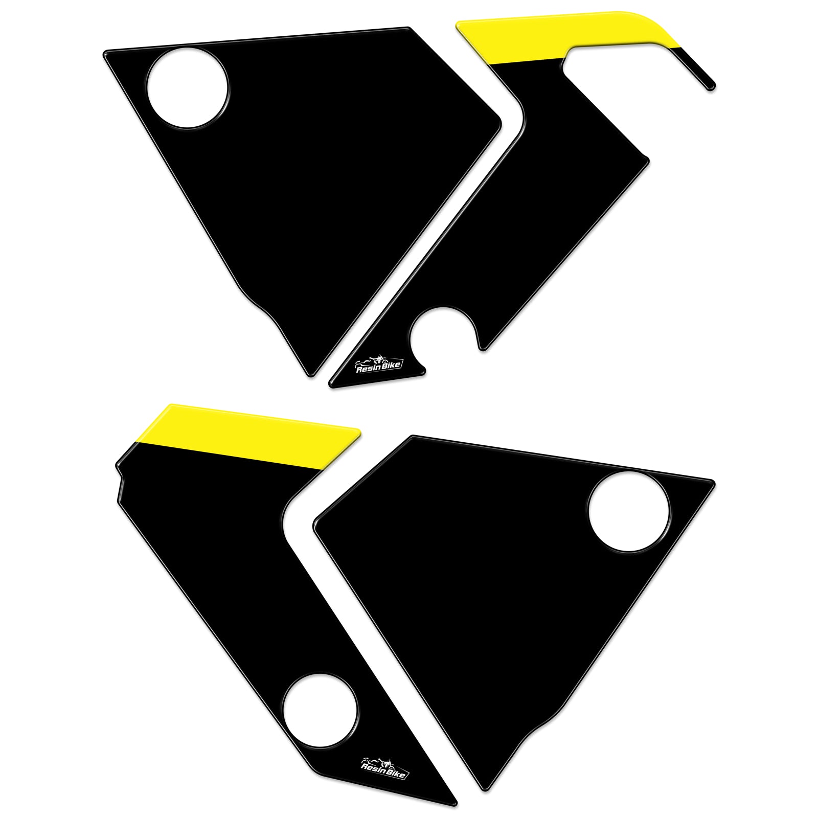 Resin Bike 3D Motorcycle Stickers - Underseat | Yamaha Tenere 700 World Raid 2022>2025 - Pyramid Motorcycle Accessories