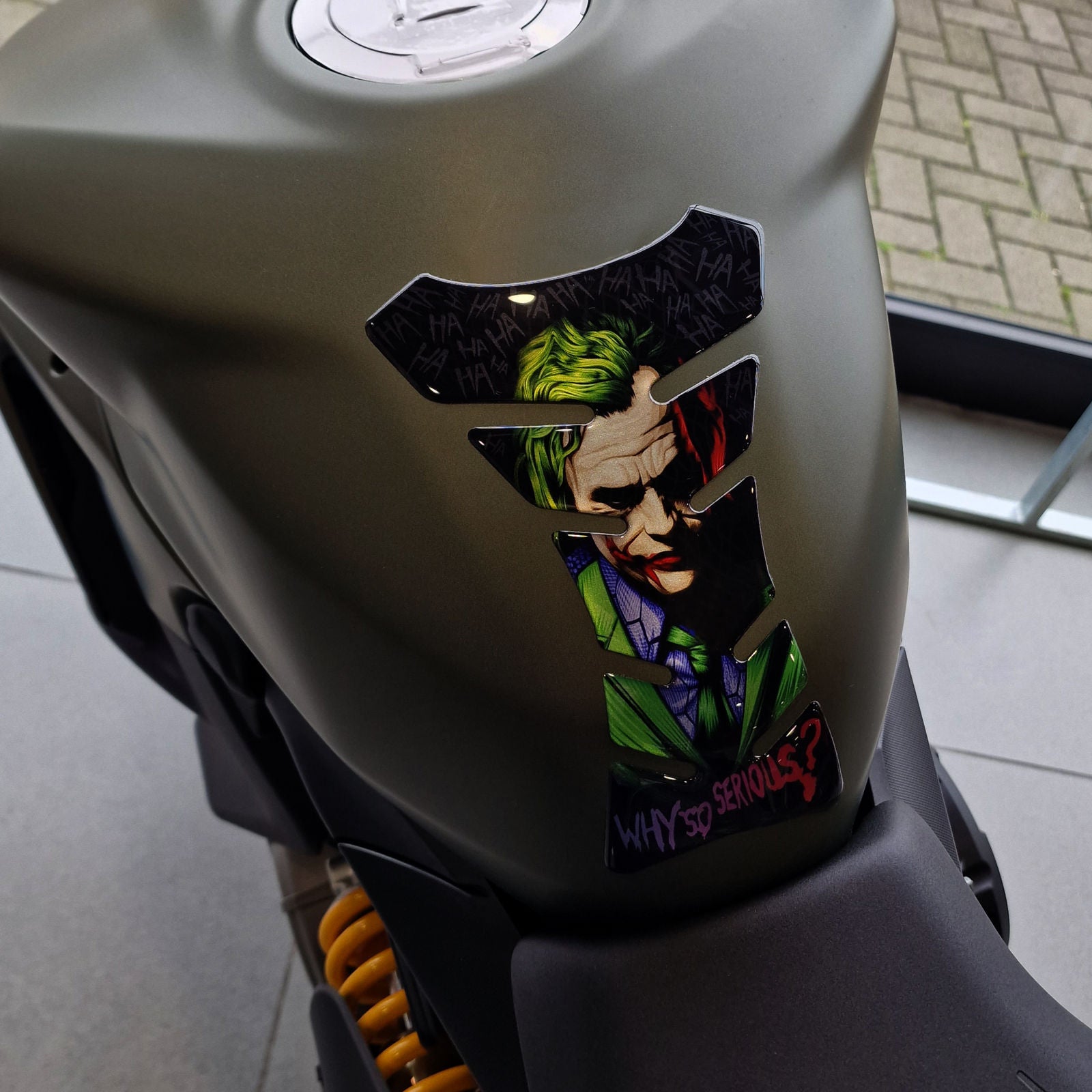 Resin Bike 3D Motorcycle Stickers - Tank Pad | Universal RB-1000658800006 - Pyramid Motorcycle Accessories
