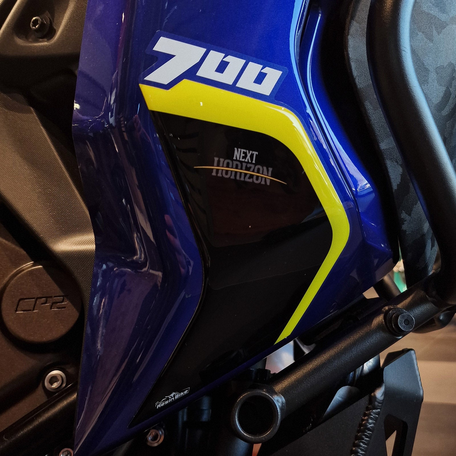Resin Bike 3D Motorcycle Stickers - Side Panels | Yamaha Tenere 700 World Raid 2022>2025 - Pyramid Motorcycle Accessories