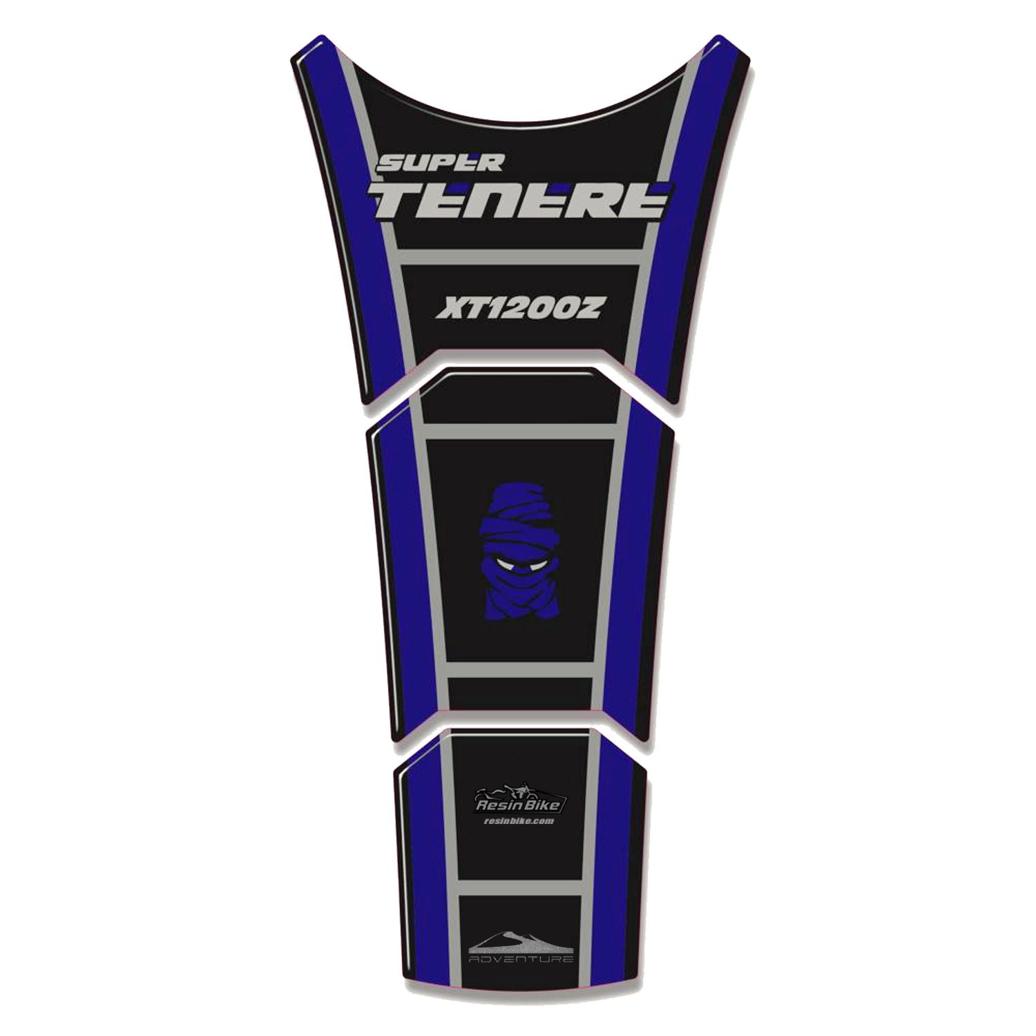 Resin Bike 3D Motorcycle Stickers - Tank Pad | Yamaha XT 1200 Z Super Tenere 2010>2020 RB-B02431D3 - Pyramid Motorcycle Accessories