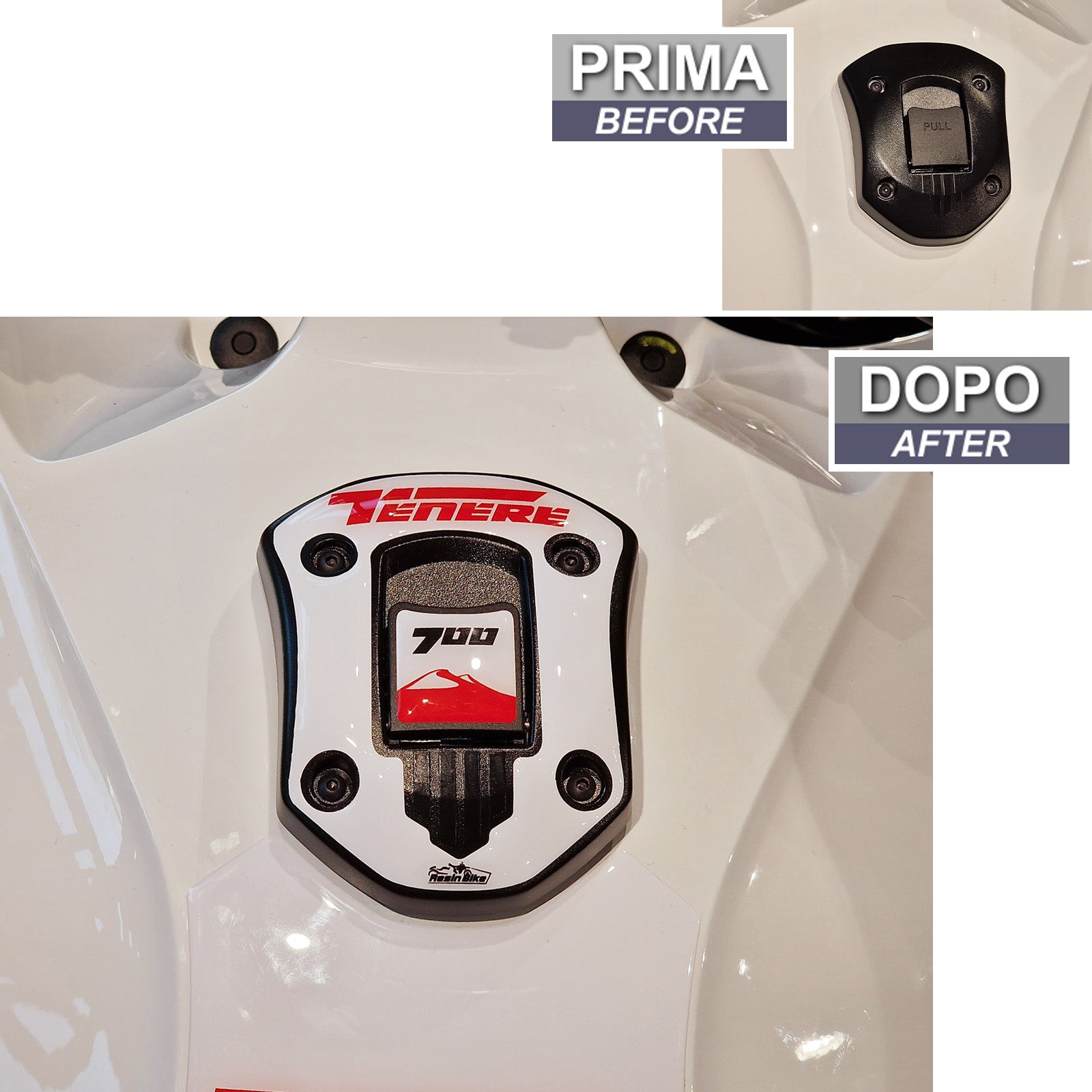 Resin Bike 3D Motorcycle Stickers - Fuel Cap | Yamaha Tenere 700 2022>2024 RB-1000659600001 - Pyramid Motorcycle Accessories