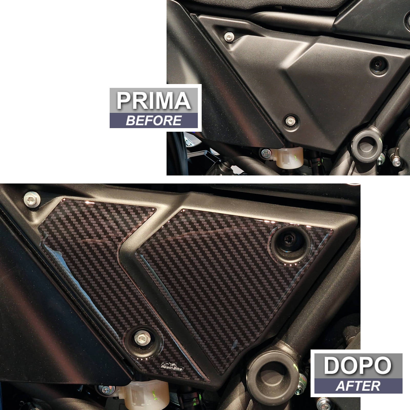 Resin Bike 3D Motorcycle Stickers - Air Box | Yamaha Tenere 700 2022>2024 - Pyramid Motorcycle Accessories