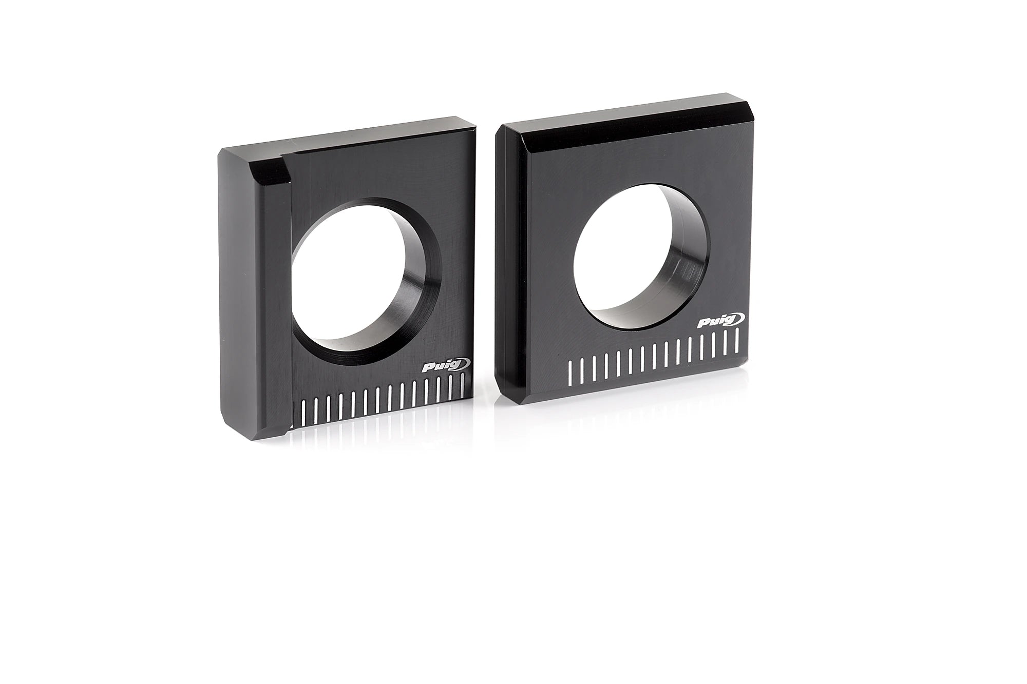 Puig Belt Adjuster Blocks | Black | Yamaha TMAX 530 / 560 - Pyramid Motorcycle Accessories
