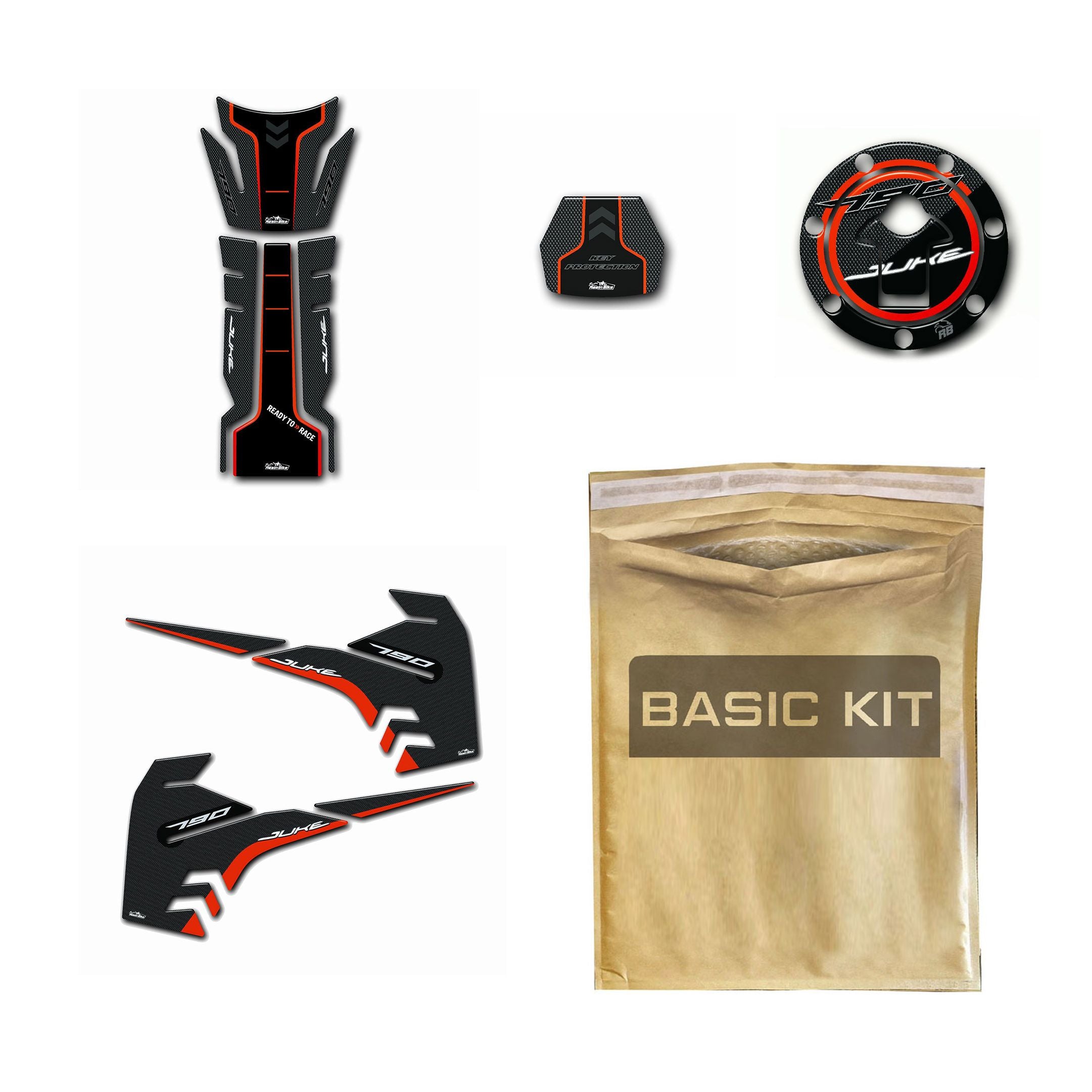 Resin Bike 3D Motorcycle Stickers - Tank Kit | KTM 790 Duke 2018>2024 RB-1000662800009 - Pyramid Motorcycle Accessories