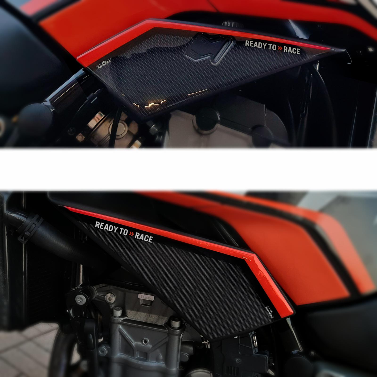 Resin Bike 3D Motorcycle Stickers - Tank Kit | KTM 790 Duke 2018>2024 - Pyramid Motorcycle Accessories