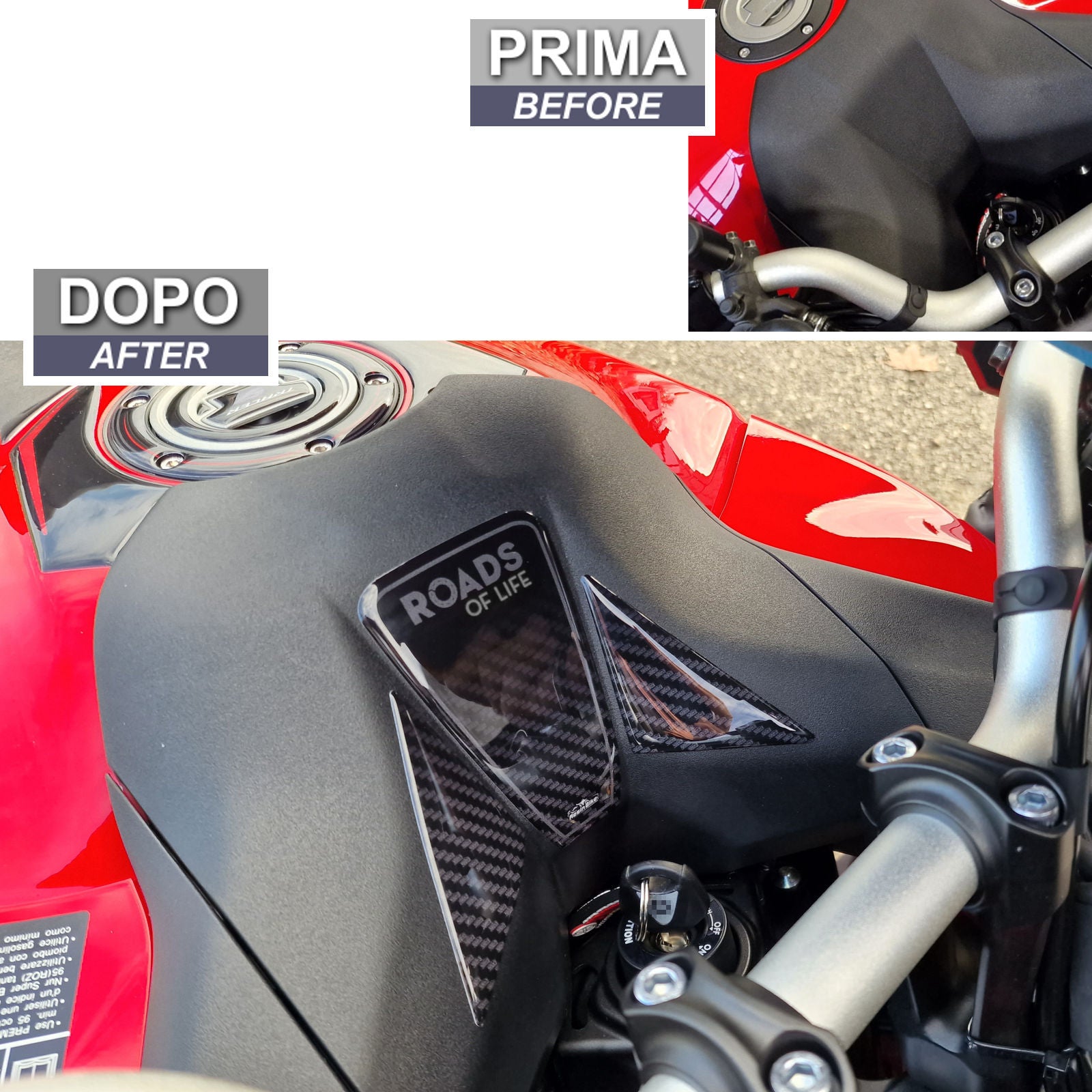 Resin Bike 3D Motorcycle Stickers - Key Area | Yamaha Tracer 9/9GT/9GT+ 2021>2024 - Pyramid Motorcycle Accessories