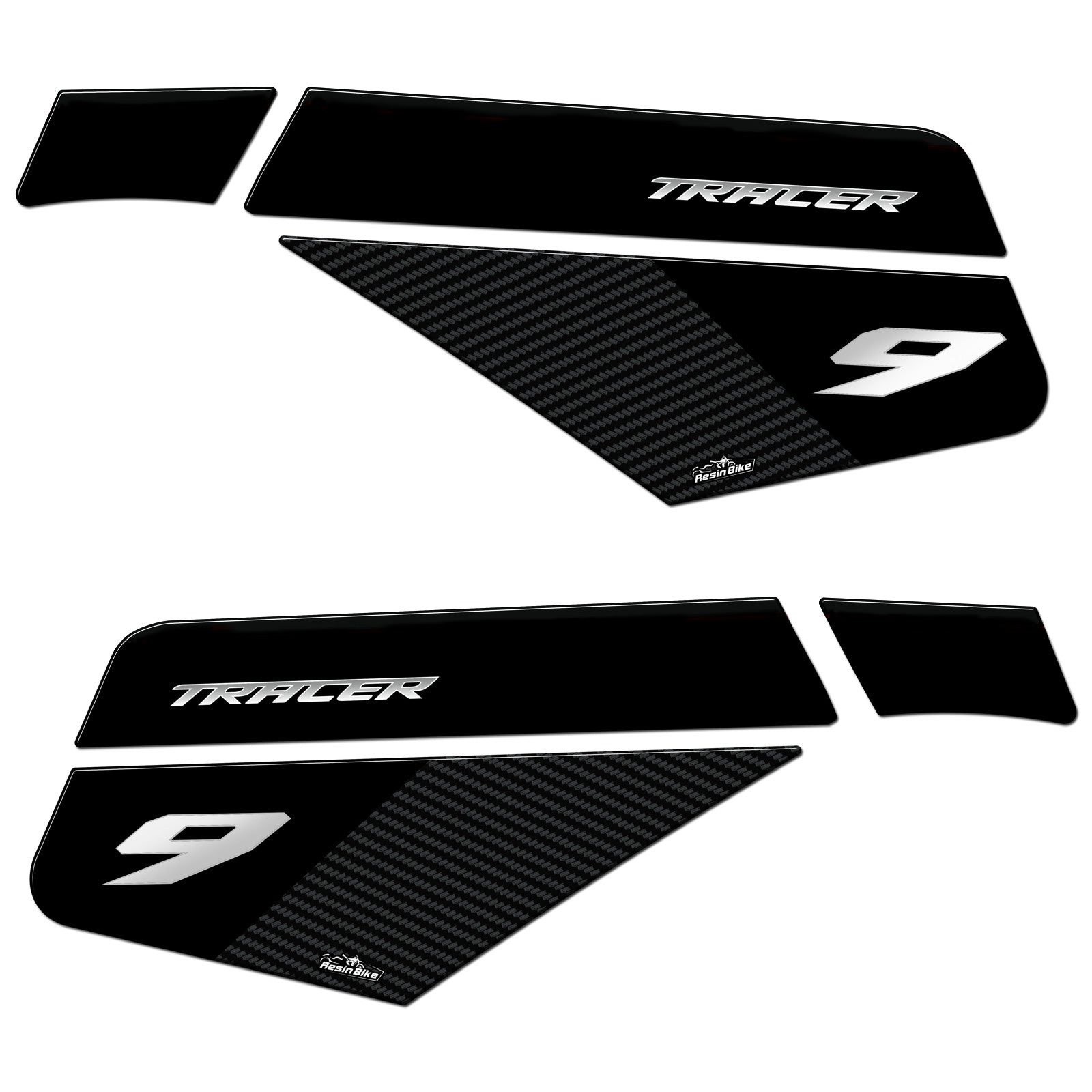 Resin Bike 3D Motorcycle Stickers - Tank Sides | Yamaha Tracer 9 / 9 GT / 9 GT+ 2021>2024 RB-1000489700001 - Pyramid Motorcycle Accessories