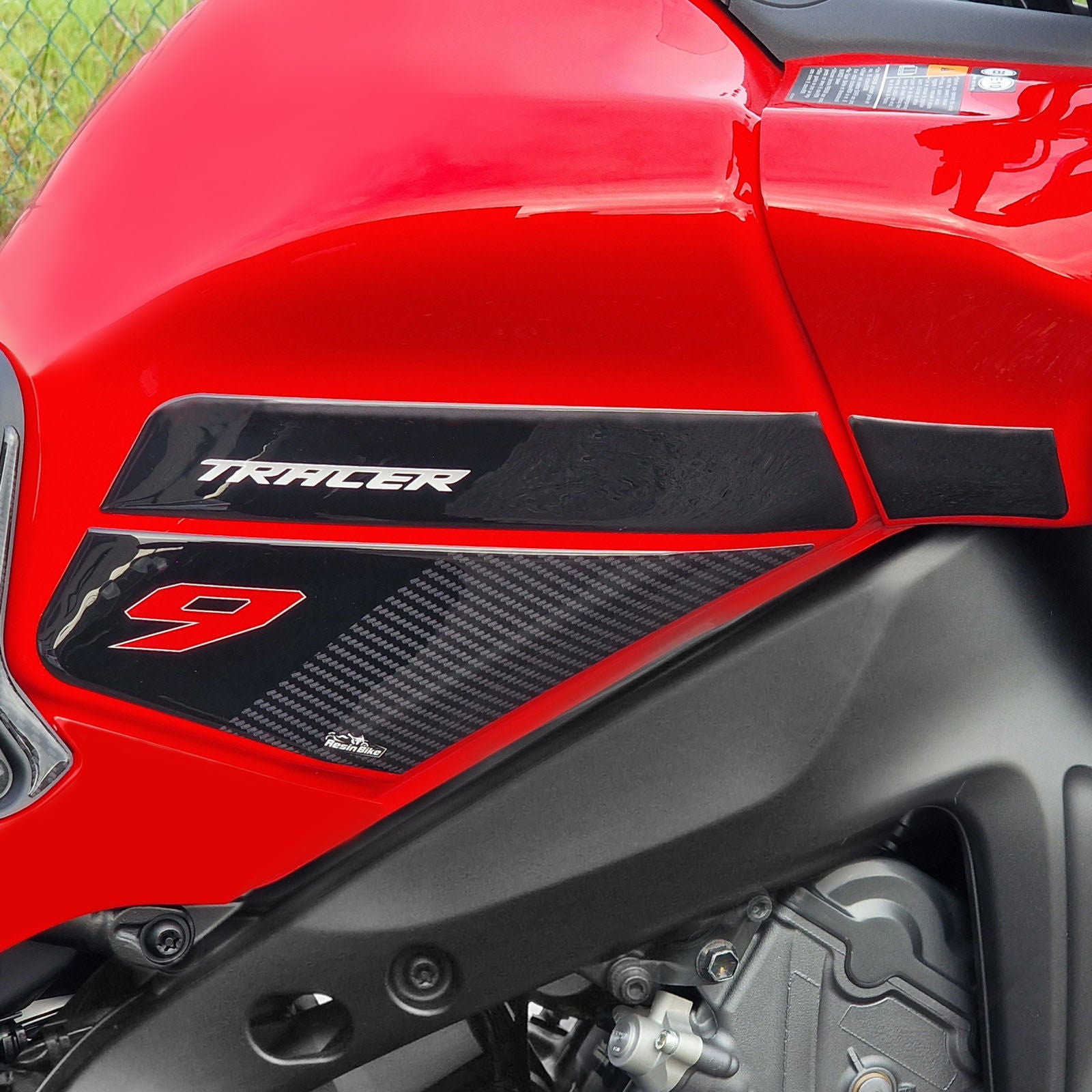 Resin Bike 3D Motorcycle Stickers - Tank Sides | Yamaha Tracer 9 / 9 GT / 9 GT+ 2021>2024 RB-1000489700001 - Pyramid Motorcycle Accessories