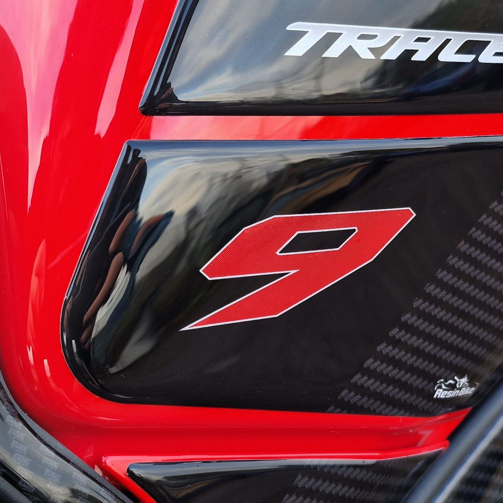 Resin Bike 3D Motorcycle Stickers - Tank Sides | Yamaha Tracer 9 / 9 GT / 9 GT+ 2021>2024 RB-1000489700001 - Pyramid Motorcycle Accessories
