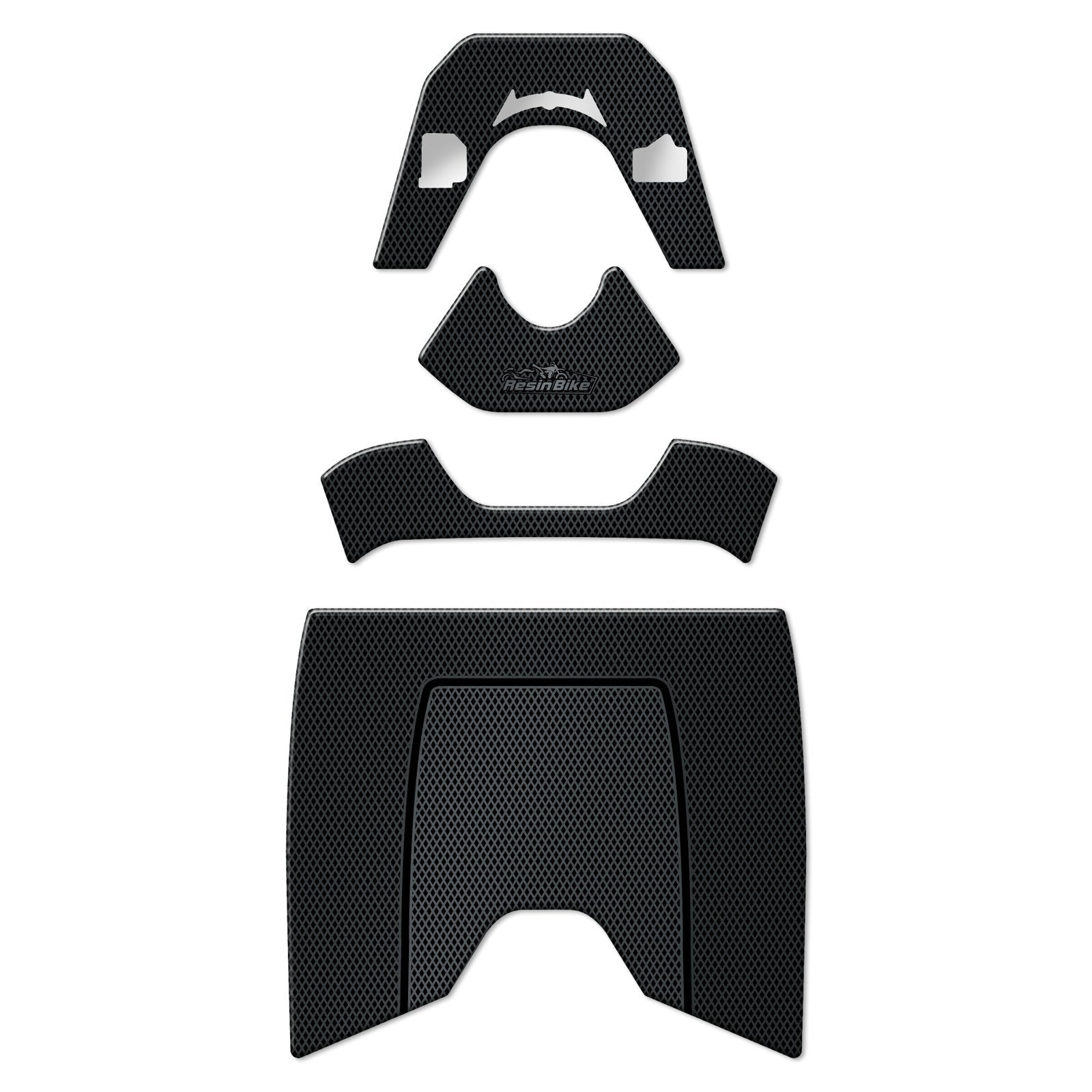 Resin Bike 3D Motorcycle Stickers - Tank Storage Box | Honda NC 750 X 2021>2025 - Pyramid Motorcycle Accessories