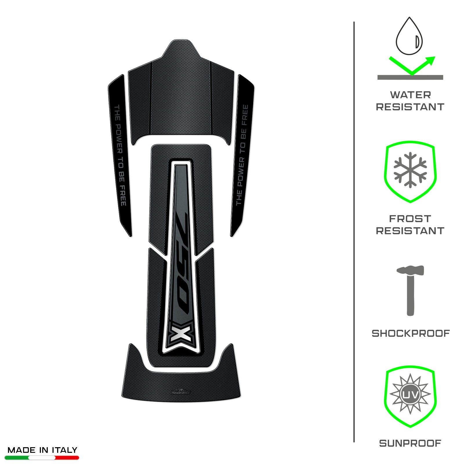Resin Bike 3D Motorcycle Stickers - Tank Pad | Honda NC 750 X 2021>2025 - Pyramid Motorcycle Accessories