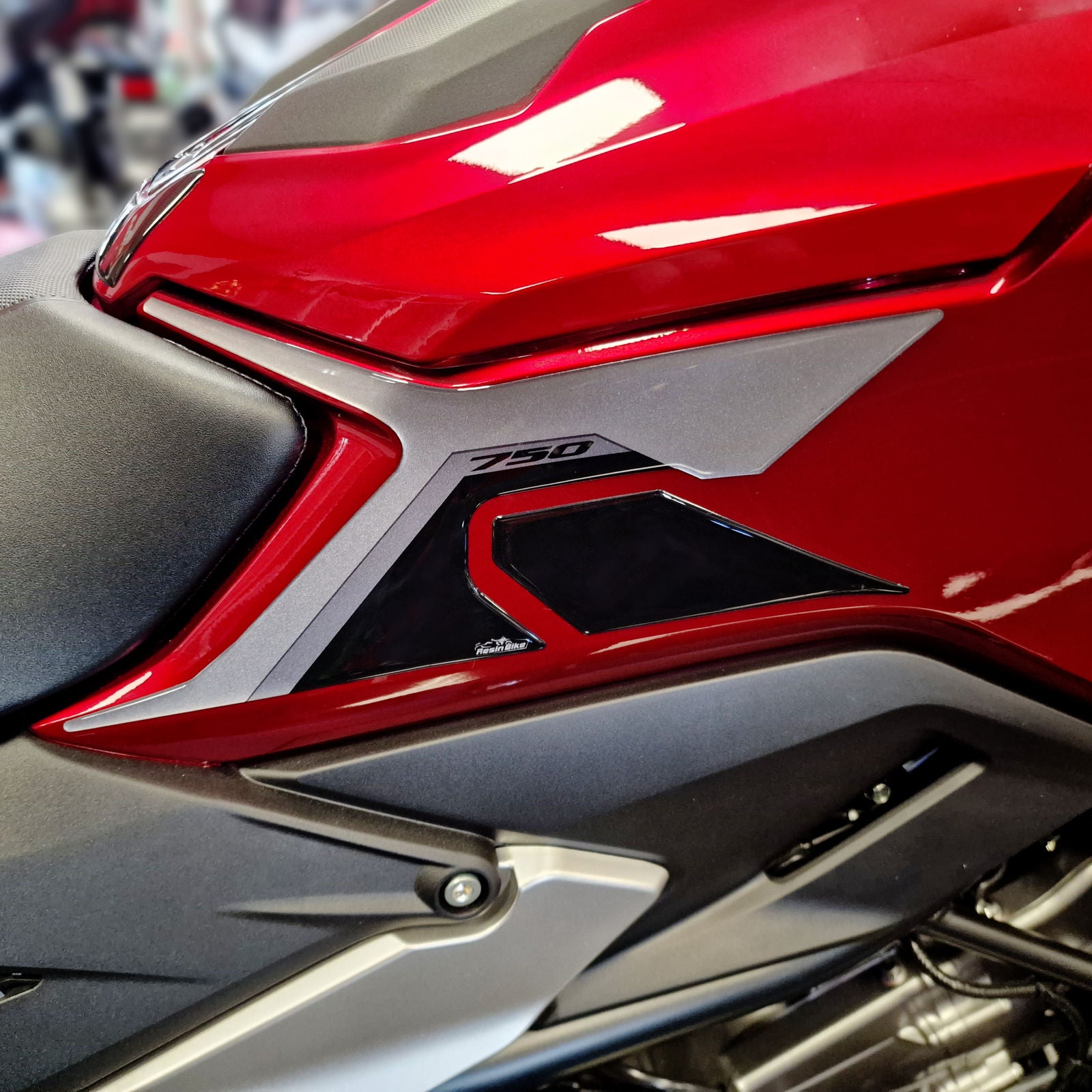 Resin Bike 3D Motorcycle Stickers - Tank Kit | Honda NC 750 X 2021>2026 - Pyramid Motorcycle Accessories