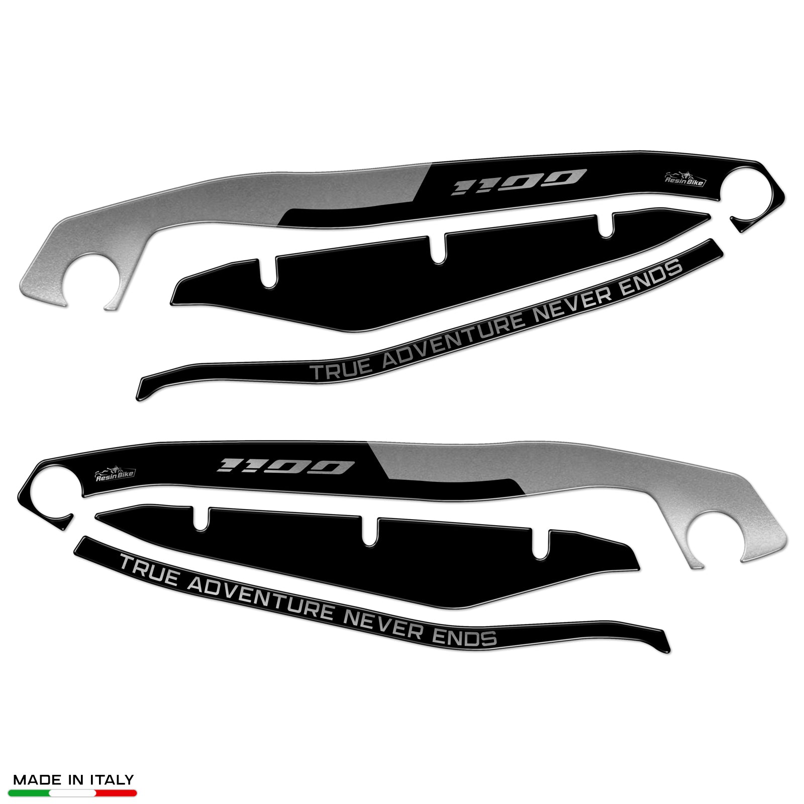 Resin Bike 3D Motorcycle Stickers - Handguards | Honda CRF 1100 L Africa Twin Adventure Sports 2022>2025 - Pyramid Motorcycle Accessories