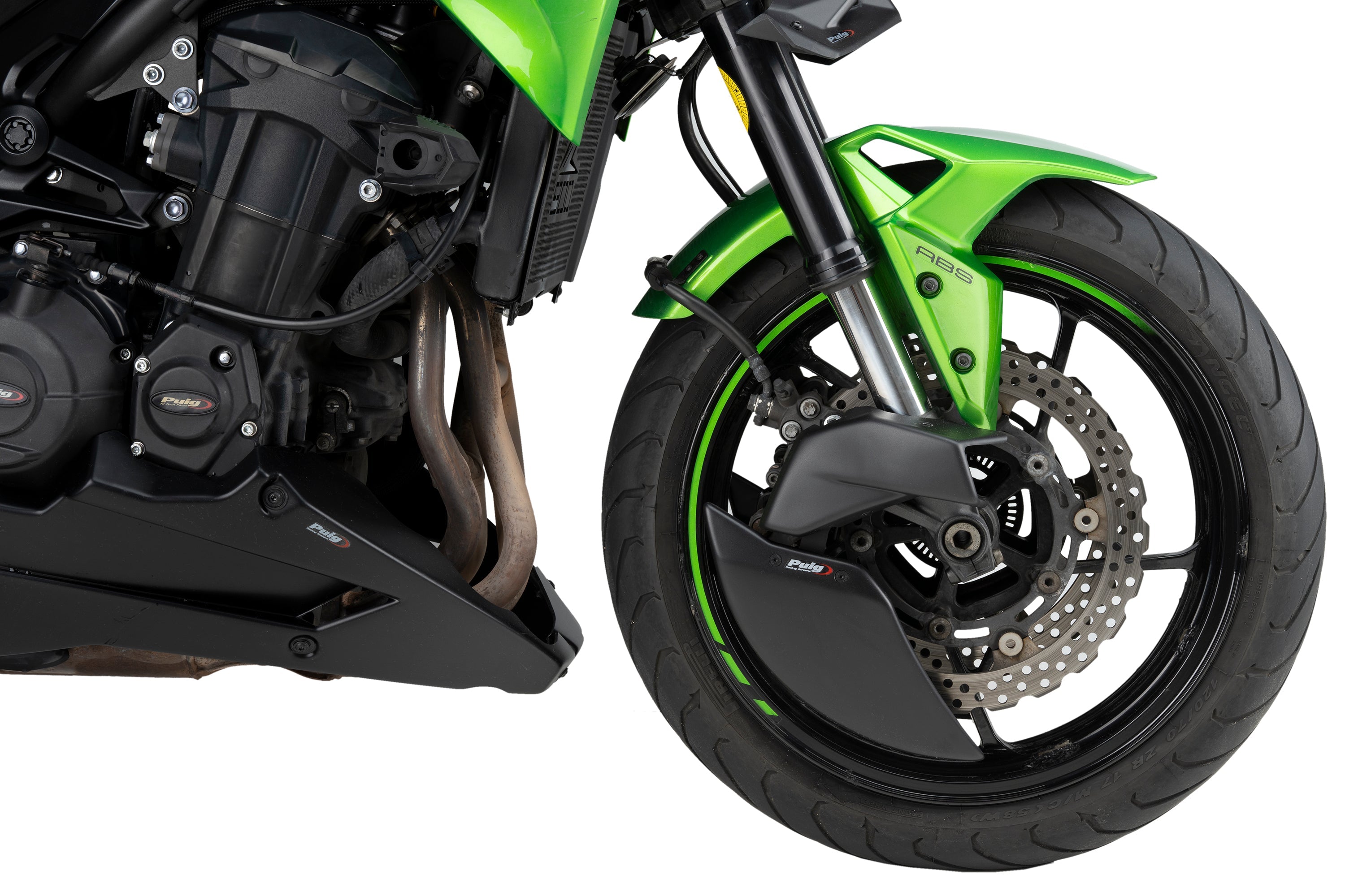 Puig Brake Ducts | Matte Black | Kawasaki Z900 2020>2024 - Shop name