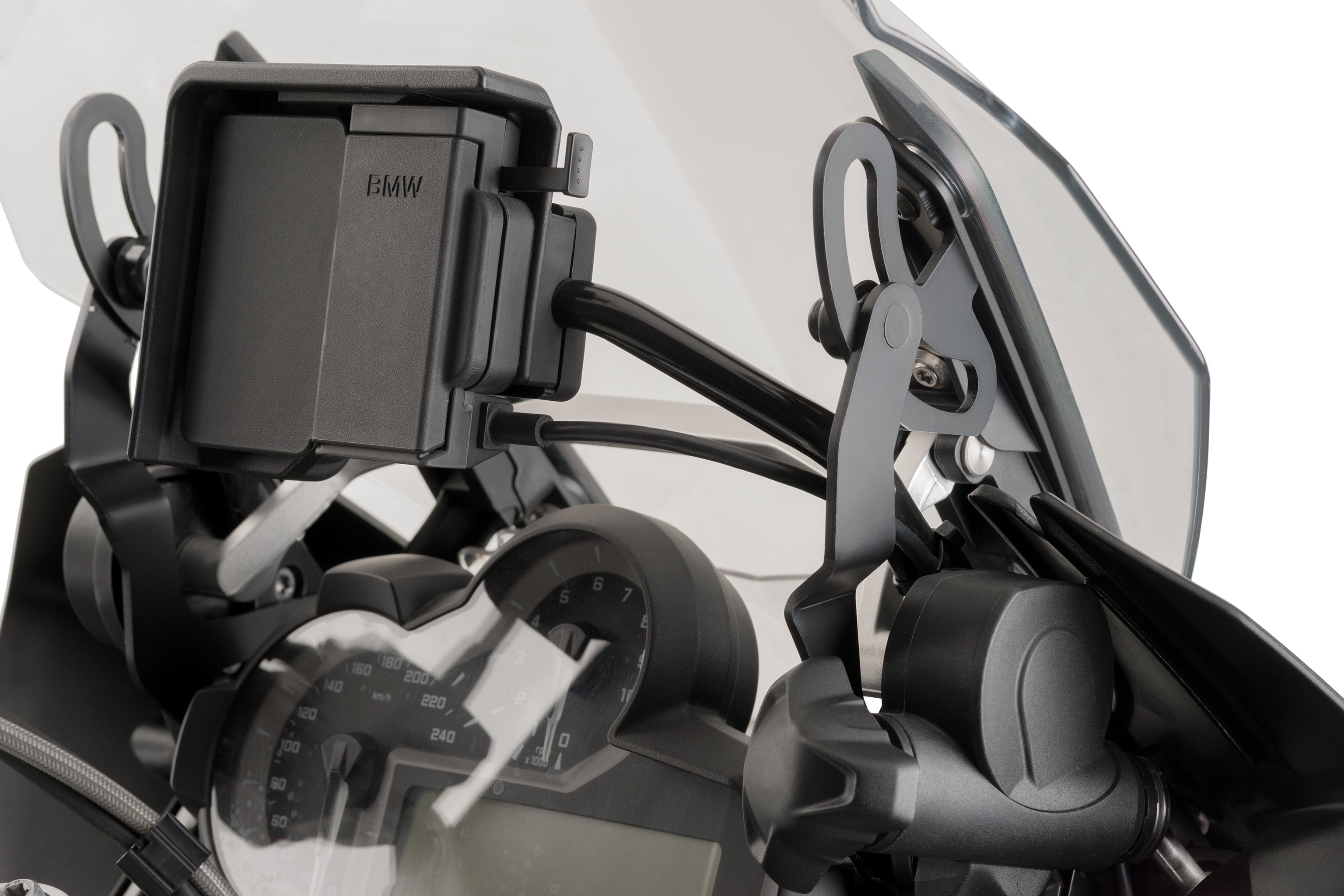 Puig Screen Support Arm | Black | BMW R 1200/1250 GS - Pyramid Motorcycle Accessories