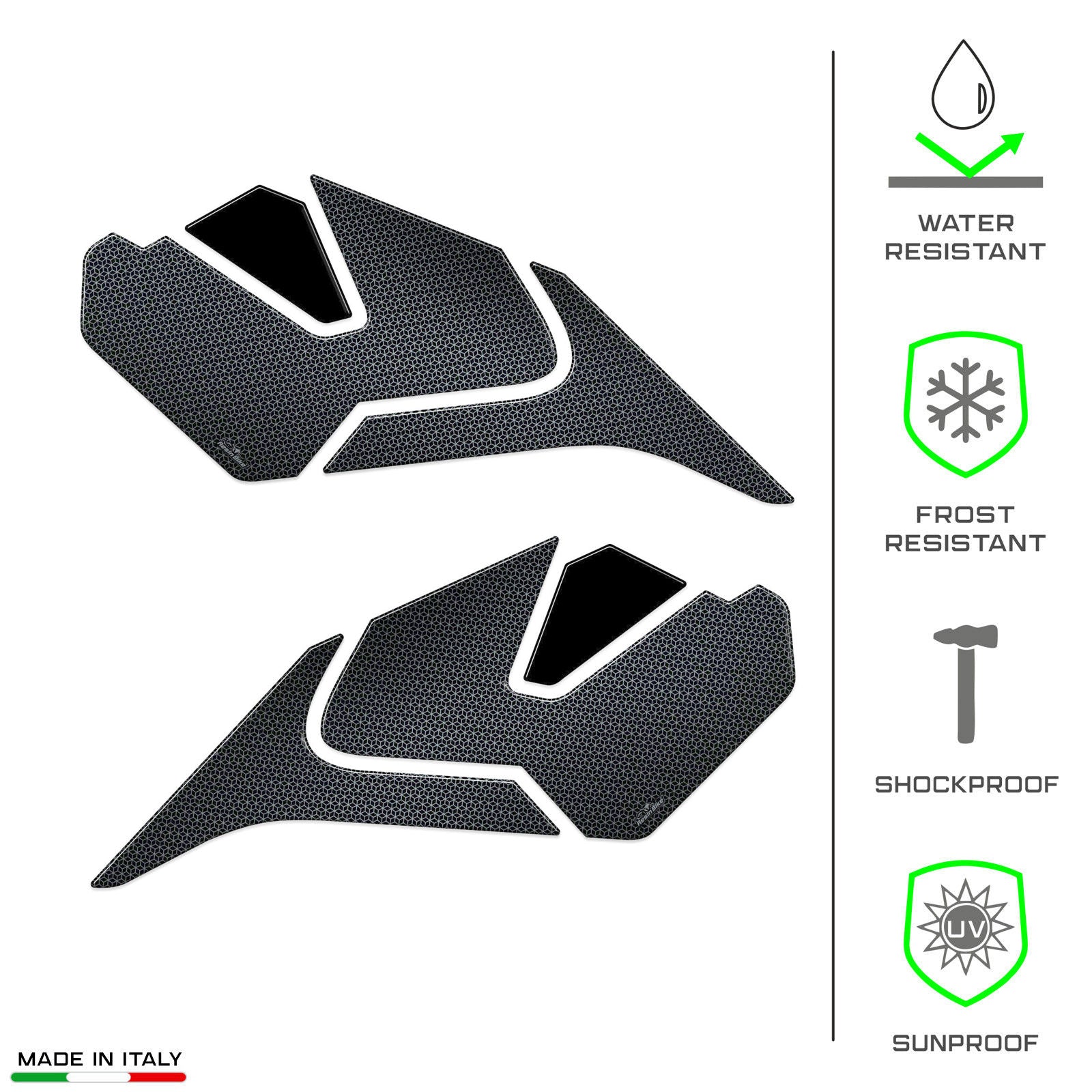 Resin Bike 3D Motorcycle Stickers - Tank Sides | Honda CB750 Hornet 2023>2025 - Pyramid Motorcycle Accessories