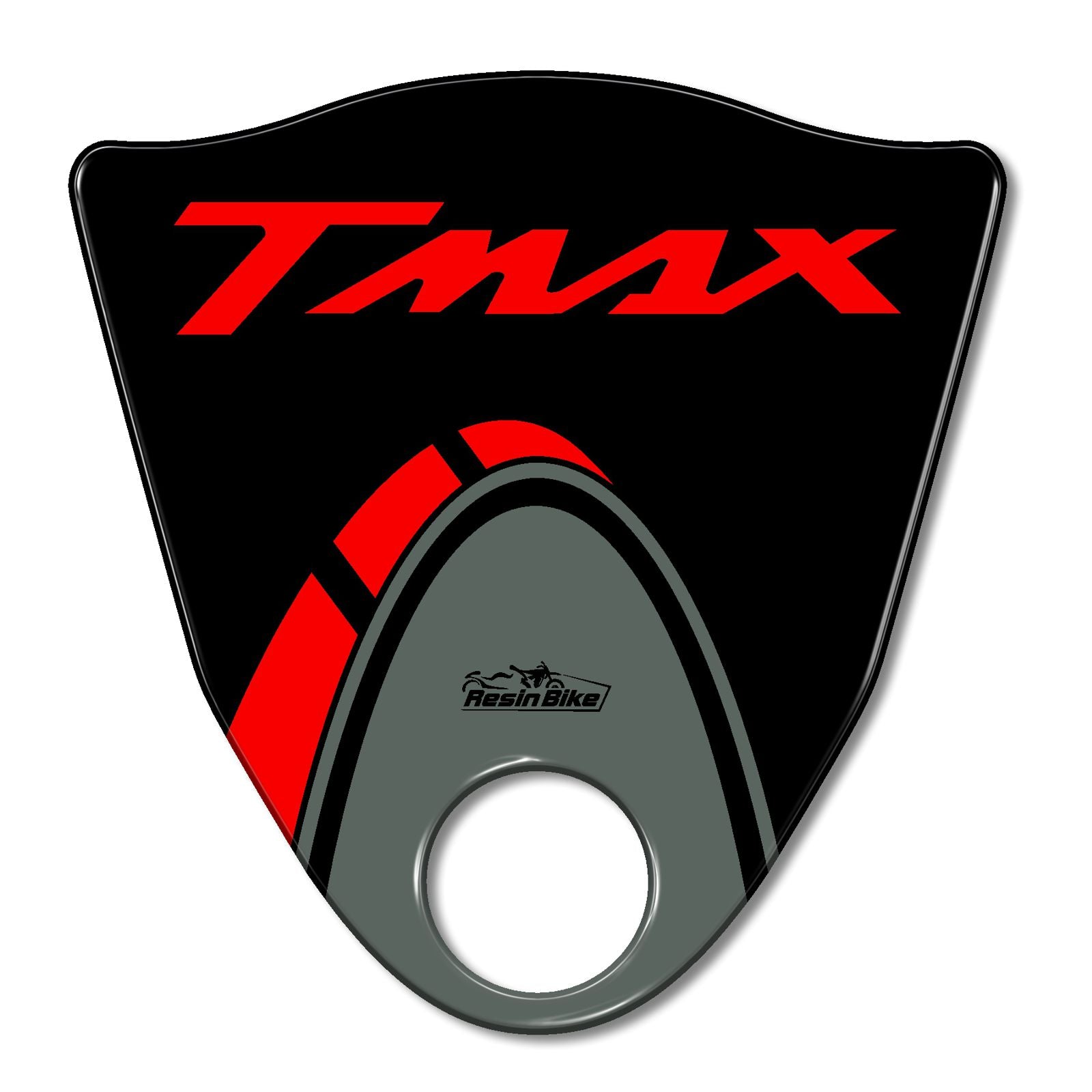 Resin Bike 3D Motorcycle Stickers - Footboard | Yamaha TMAX 500 2008>2011 RB-BM094362 - Pyramid Motorcycle Accessories
