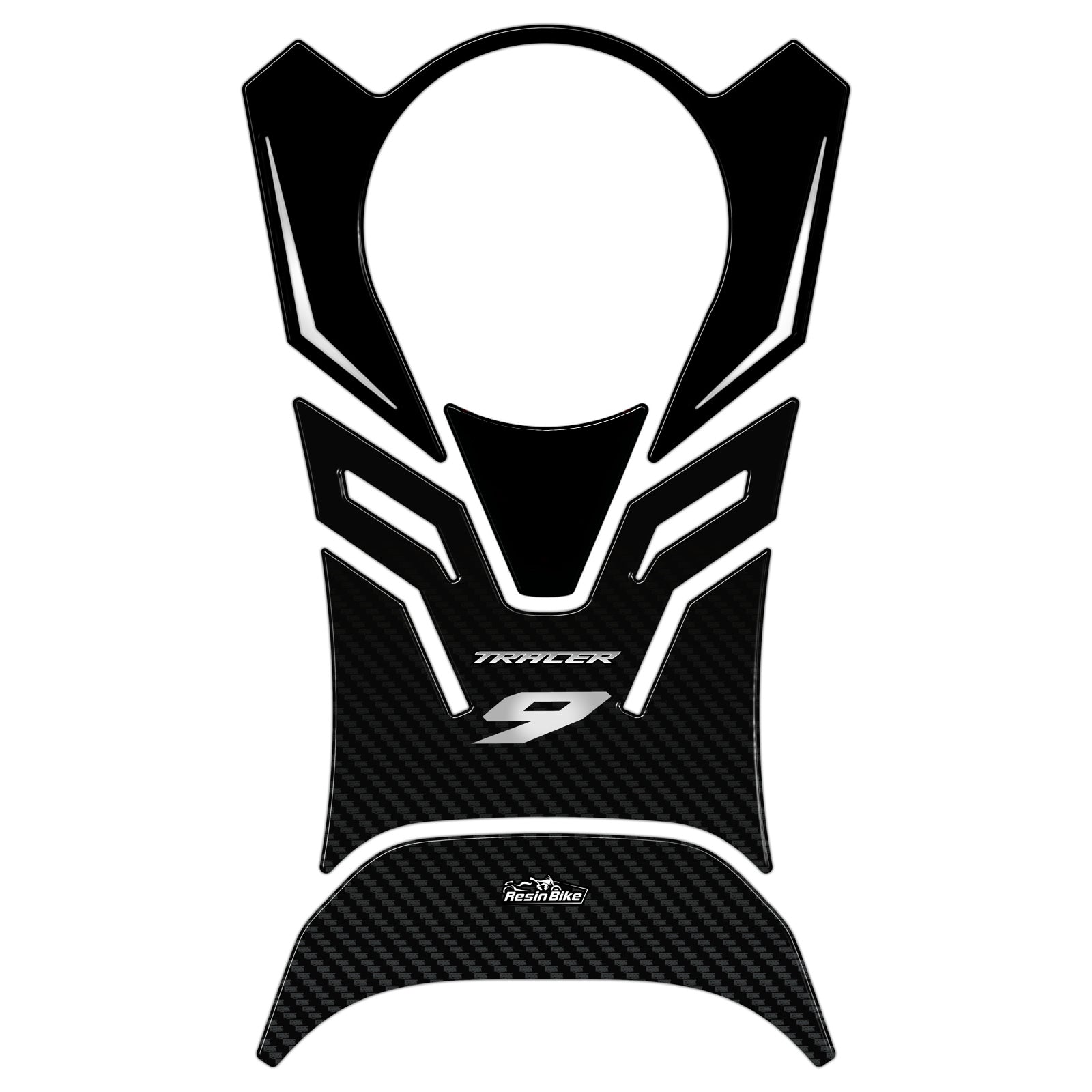 Resin Bike 3D Motorcycle Stickers - Tank Pad | Yamaha Tracer 9/9GT/9GT+ 2021>2024 - Pyramid Motorcycle Accessories
