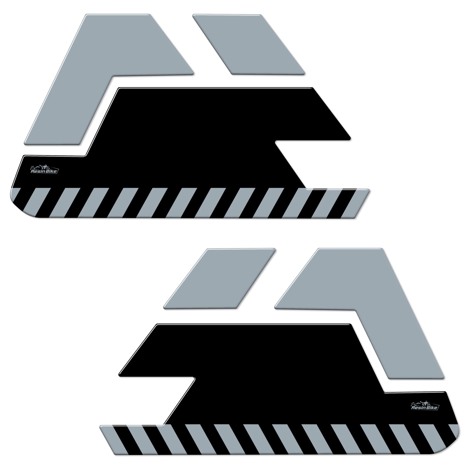 Resin Bike 3D Motorcycle Stickers - Tank Sides | Ducati Desert X 2022>2026 - Pyramid Motorcycle Accessories