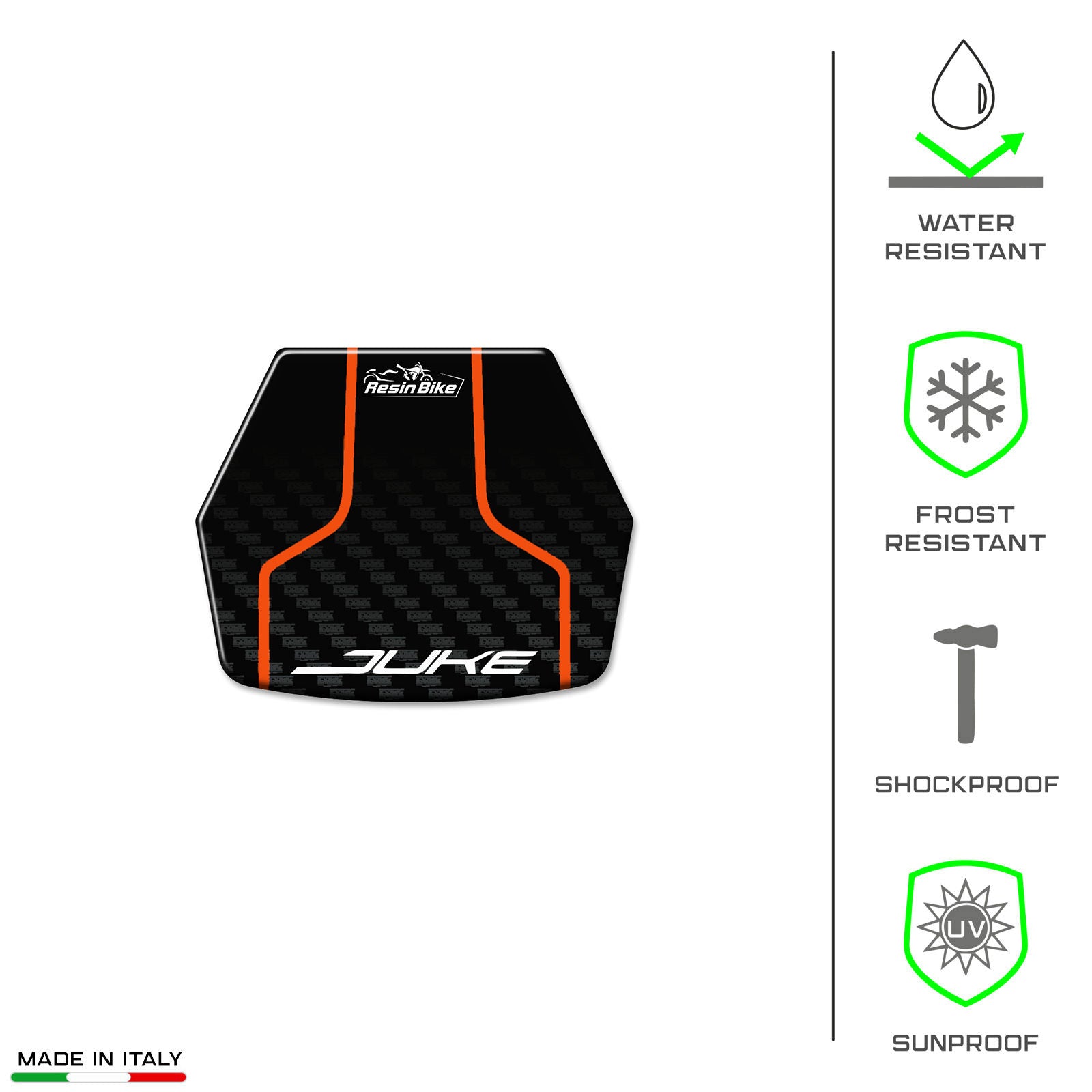 Resin Bike 3D Motorcycle Stickers - Key Area | KTM 790 Duke / 890 Duke R 2021>2025 - Pyramid Motorcycle Accessories