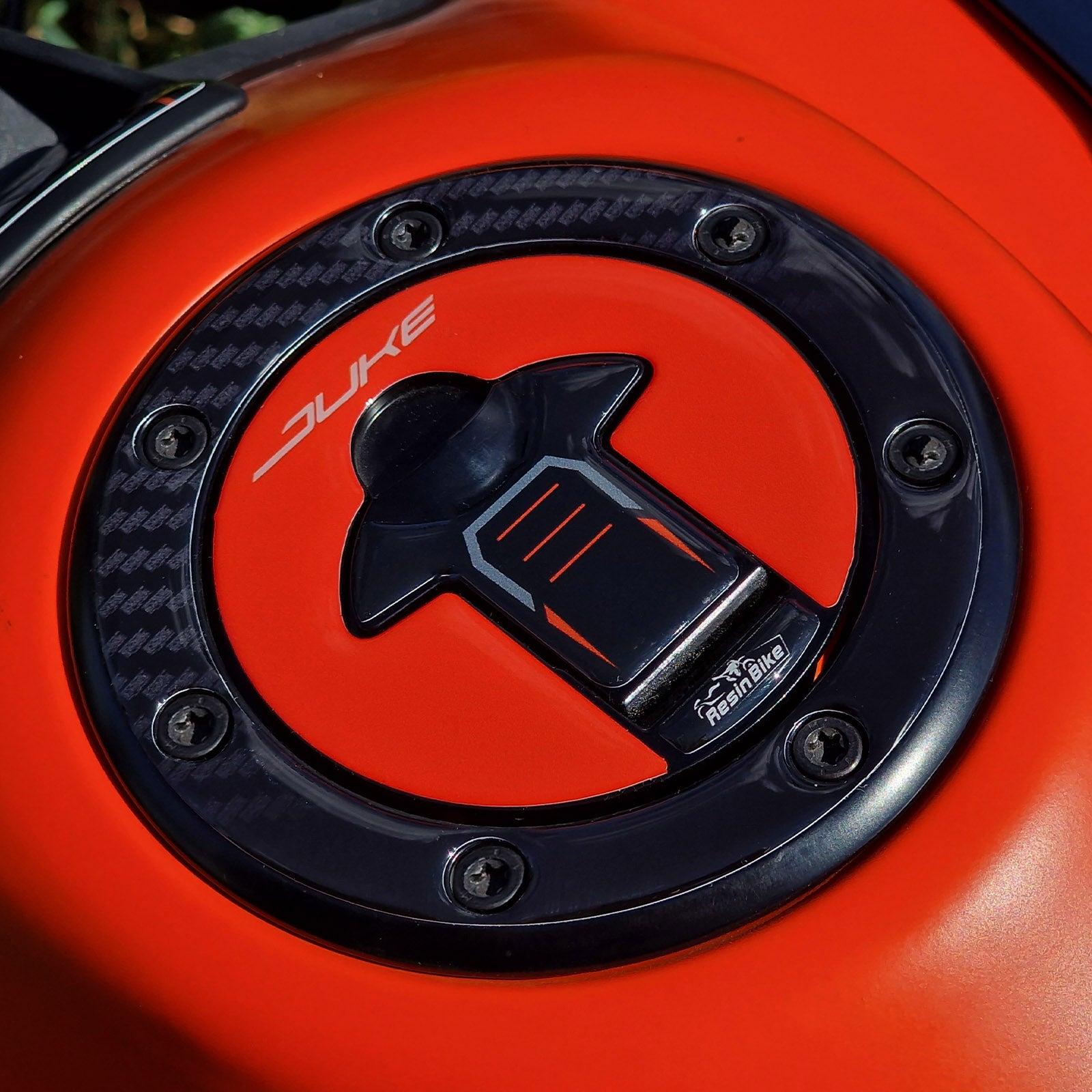 Resin Bike 3D Motorcycle Stickers - Fuel Cap | KTM 890 Duke 2022>2023 - Pyramid Motorcycle Accessories