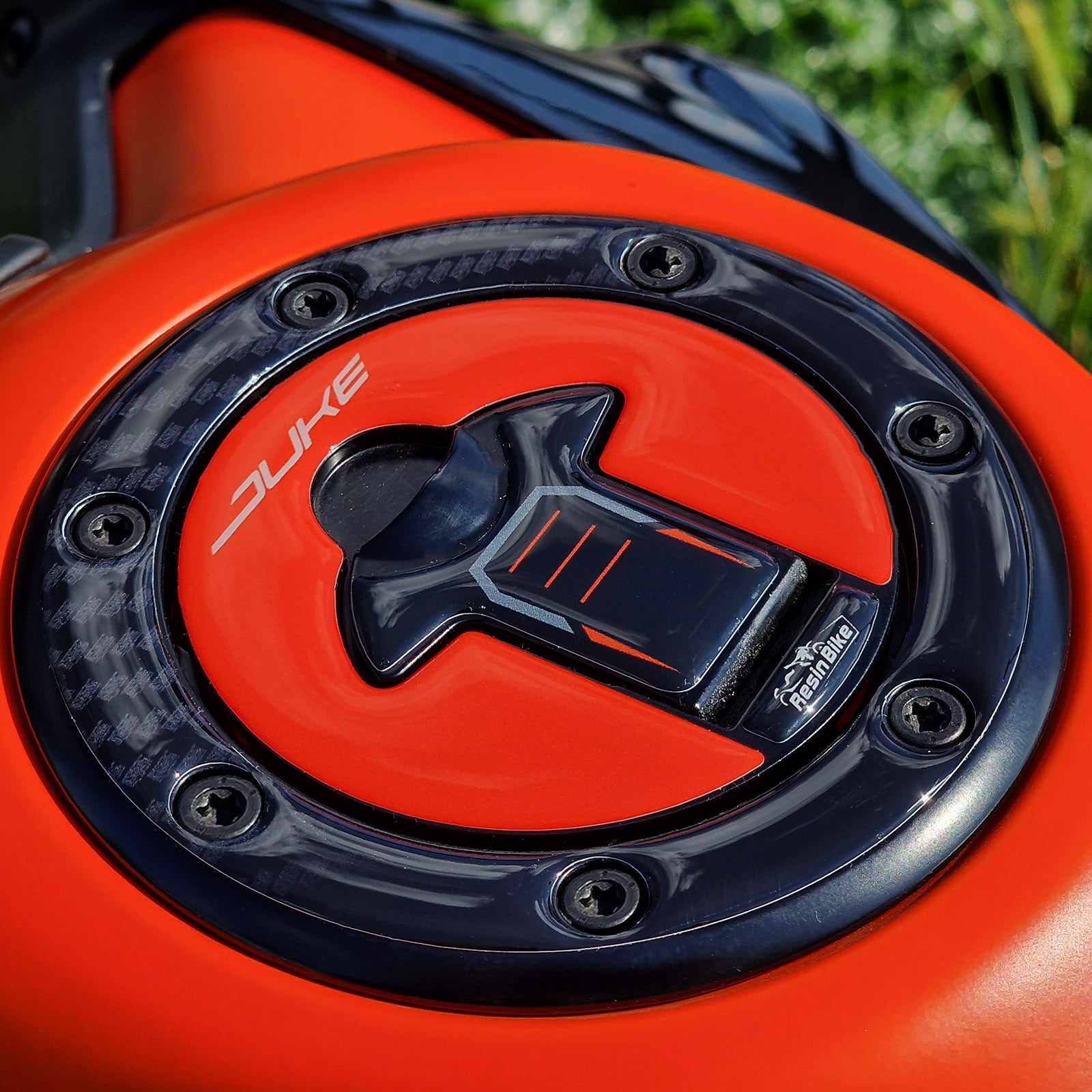 Resin Bike 3D Motorcycle Stickers - Fuel Cap | KTM 890 Duke 2022>2023 - Pyramid Motorcycle Accessories