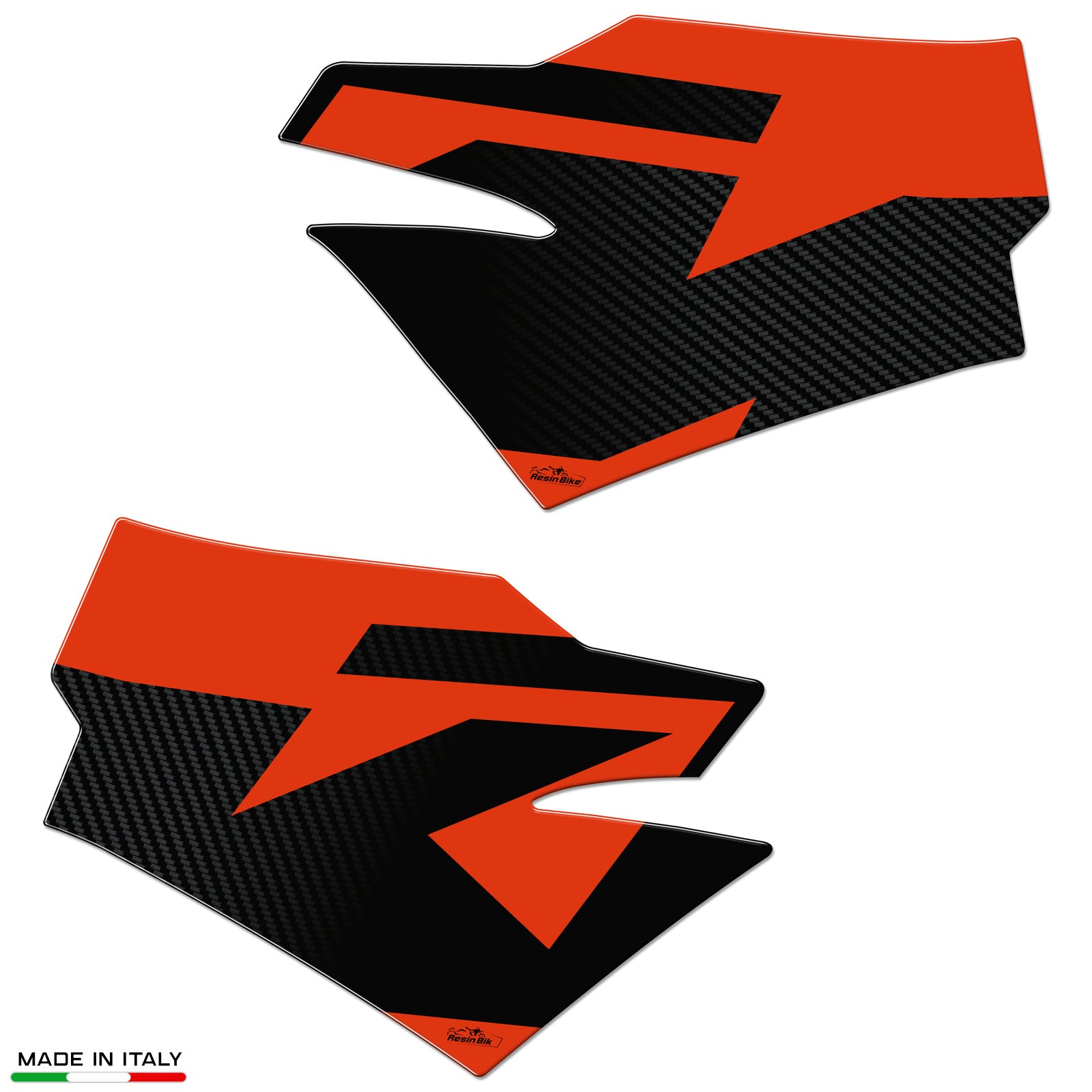Resin Bike 3D Motorcycle Stickers - Tank Sides | KTM 890 Duke 2023>Current - Pyramid Motorcycle Accessories