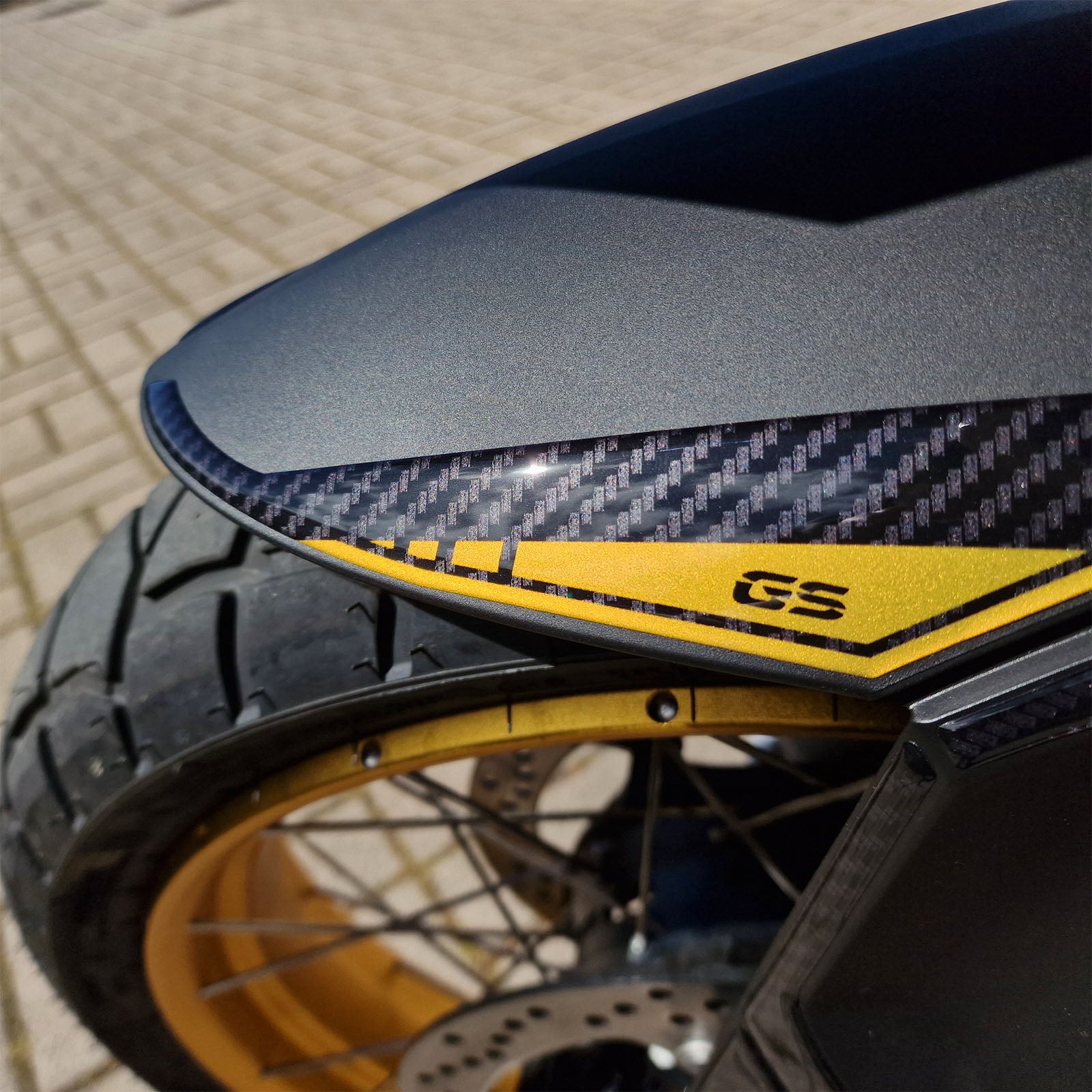 Resin Bike 3D Motorcycle Stickers - Front Fender | BMW R 1250 GS 2021>2024 - Pyramid Motorcycle Accessories