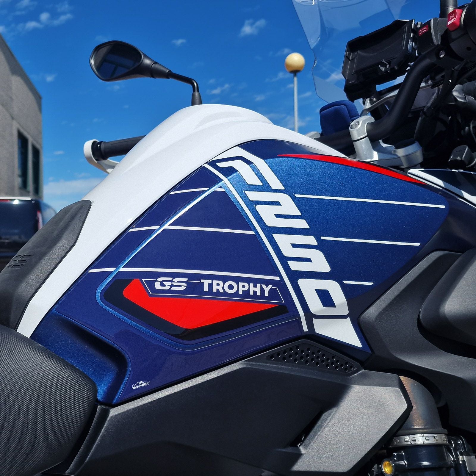 Resin Bike 3D Motorcycle Stickers - Tank Kit | BMW R 1250 GS 2021>2024 RB-1000668200001 - Pyramid Motorcycle Accessories