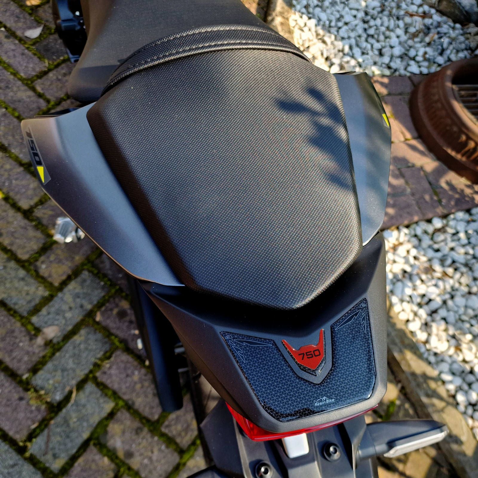 Resin Bike 3D Motorcycle Stickers - Tail Section | Honda CB750 Hornet 2023>2025 - Pyramid Motorcycle Accessories