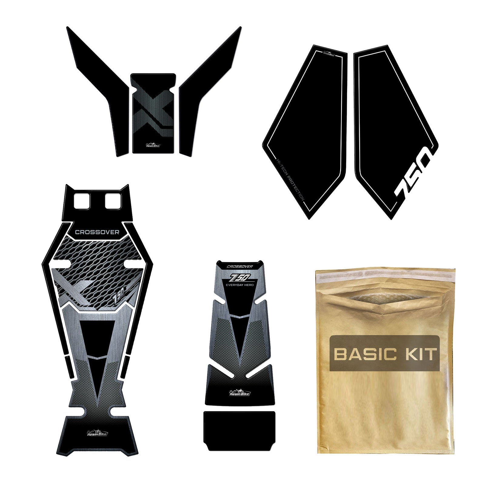 Resin Bike 3D Motorcycle Stickers - Tank Kit | Honda X-Adv 2021>2024 - Pyramid Motorcycle Accessories