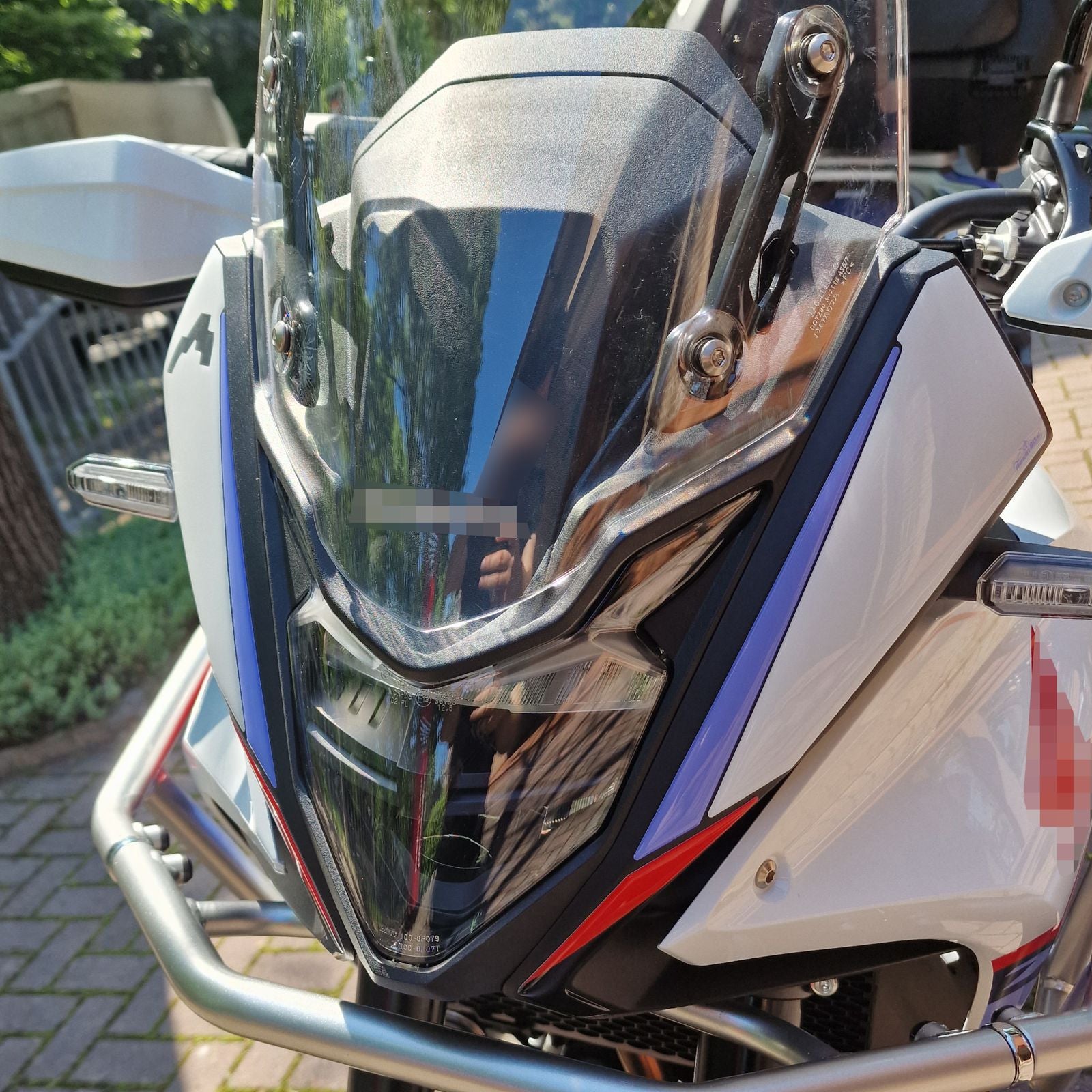 Resin Bike 3D Motorcycle Stickers - Headlight | Honda XL 750 Transalp 2023>2024 - Pyramid Motorcycle Accessories