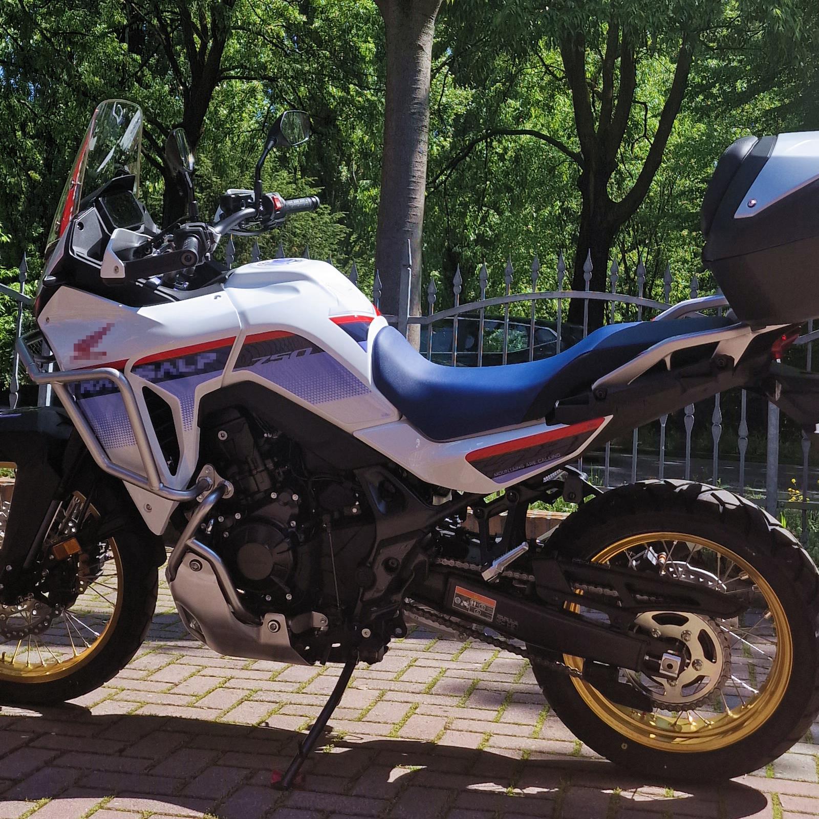 Resin Bike 3D Motorcycle Stickers - Underseat | Honda XL 750 Transalp 2023>2025 - Pyramid Motorcycle Accessories
