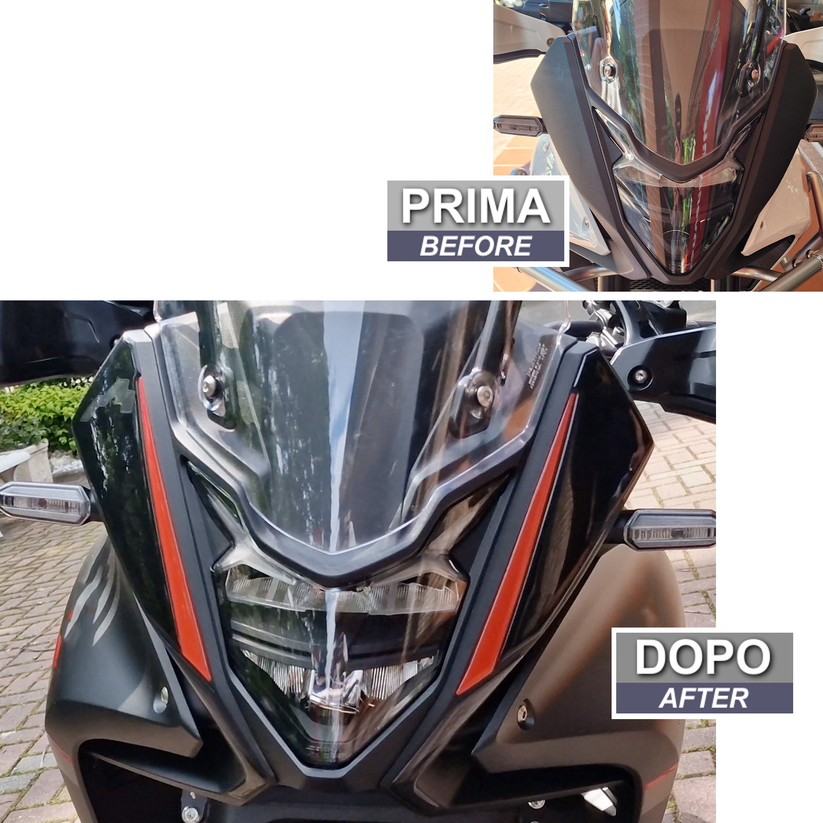 Resin Bike 3D Motorcycle Stickers - Headlight | Honda XL 750 Transalp 2023>2024 RB-1000670900005 - Pyramid Motorcycle Accessories