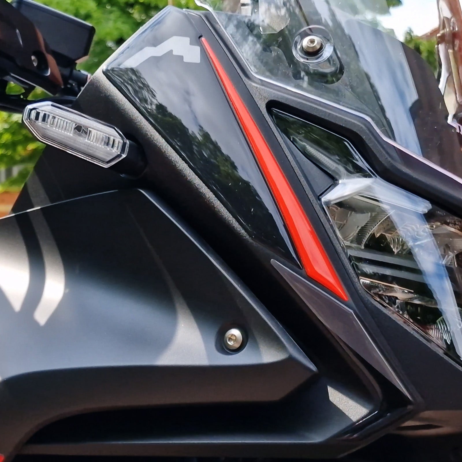 Resin Bike 3D Motorcycle Stickers - Headlight | Honda XL 750 Transalp 2023>2024 RB-1000670900005 - Pyramid Motorcycle Accessories