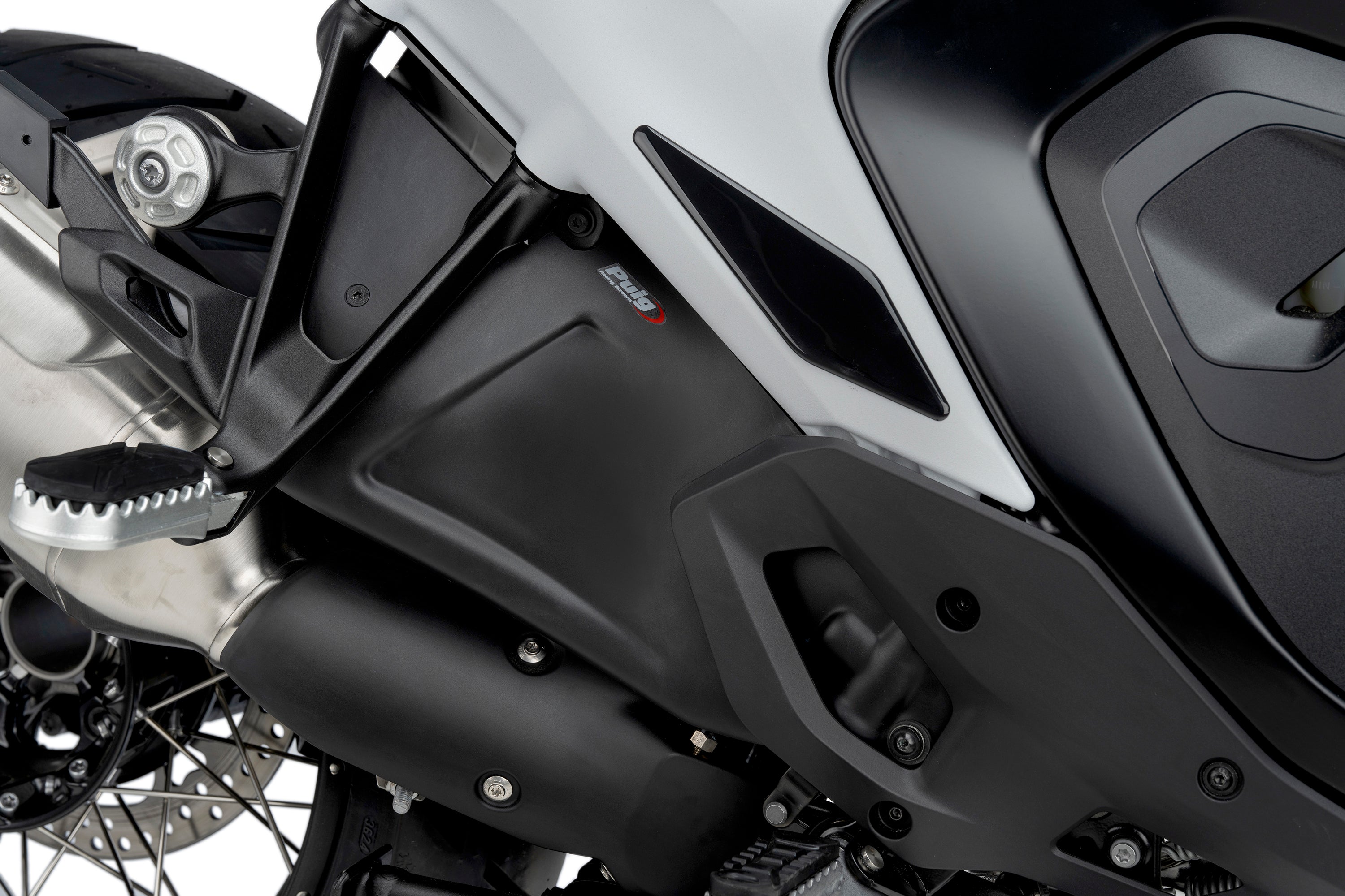 Puig Rear Lower Wind Deflectors | Matte Black | BMW R1300GS 2023>Current - Pyramid Motorcycle Accessories