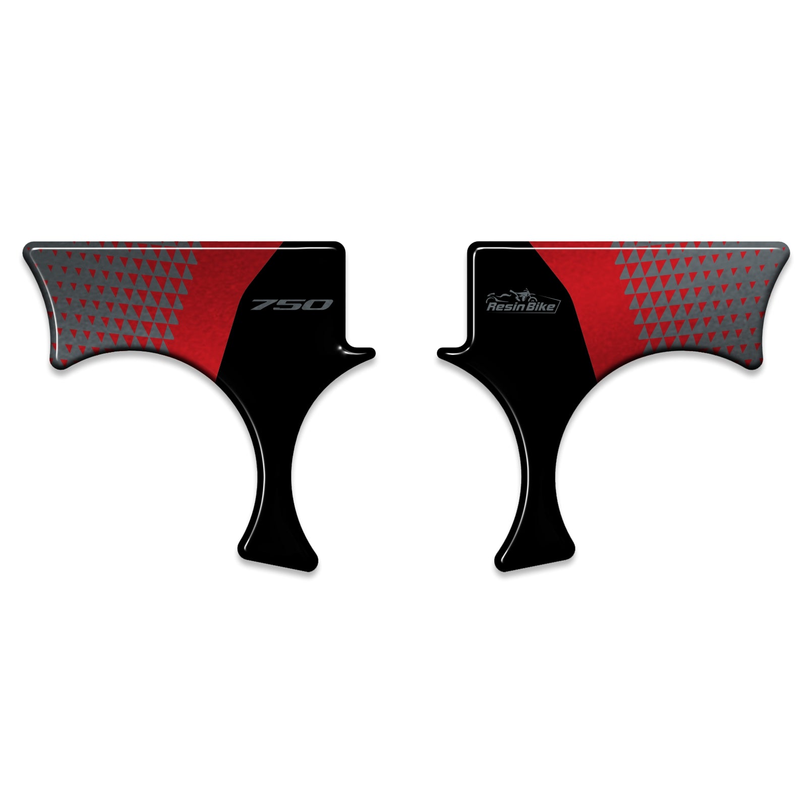 Resin Bike 3D Motorcycle Stickers - Top Yoke | Honda XL 750 Transalp 2023>2025 RB-1000671100008 - Pyramid Motorcycle Accessories
