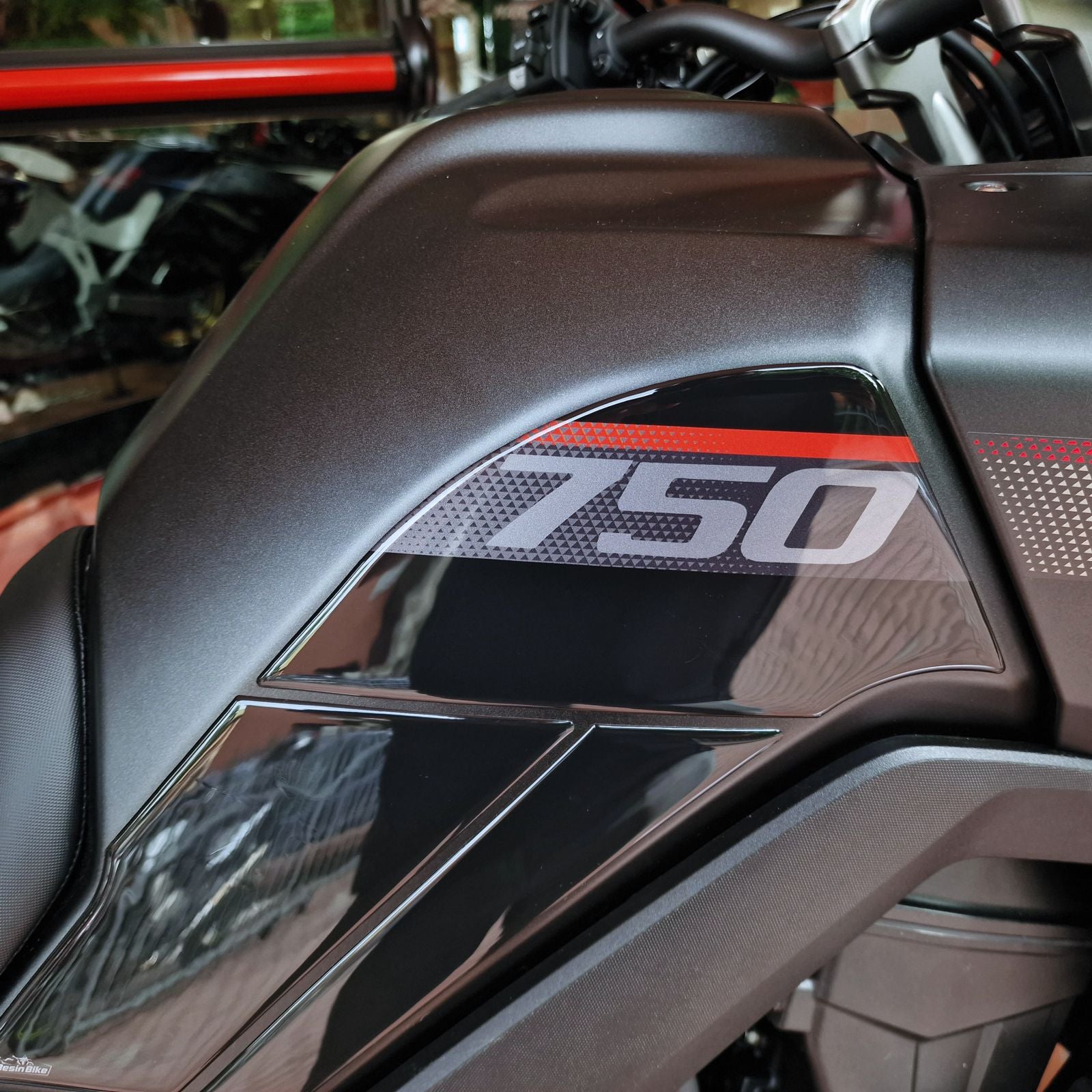 Resin Bike 3D Motorcycle Stickers - Tank Sides | Honda XL 750 Transalp 2023>2024 RB-1000671300002 - Pyramid Motorcycle Accessories