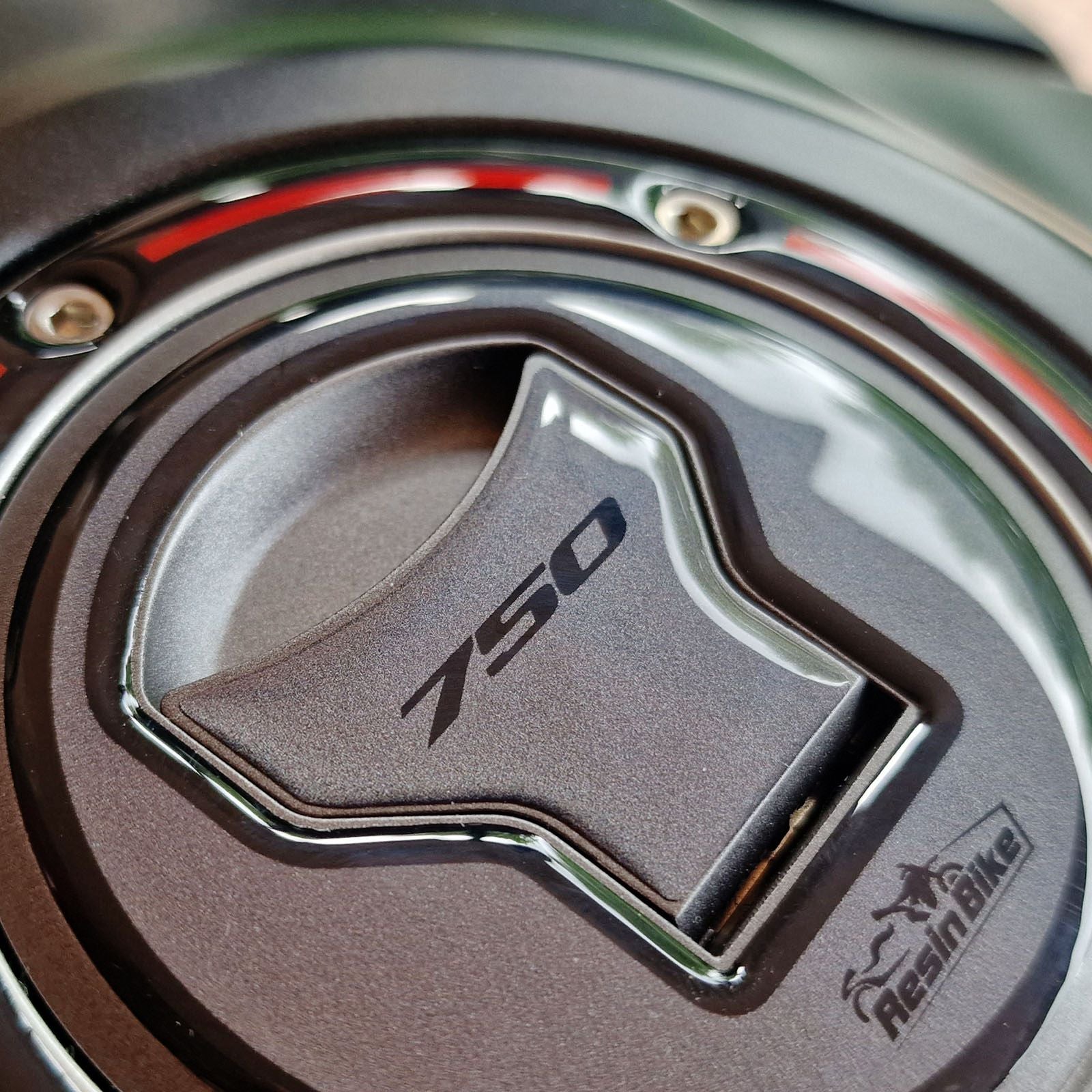 Resin Bike 3D Motorcycle Stickers - Fuel Cap | Honda XL 750 Transalp 2022>2024 - Pyramid Motorcycle Accessories