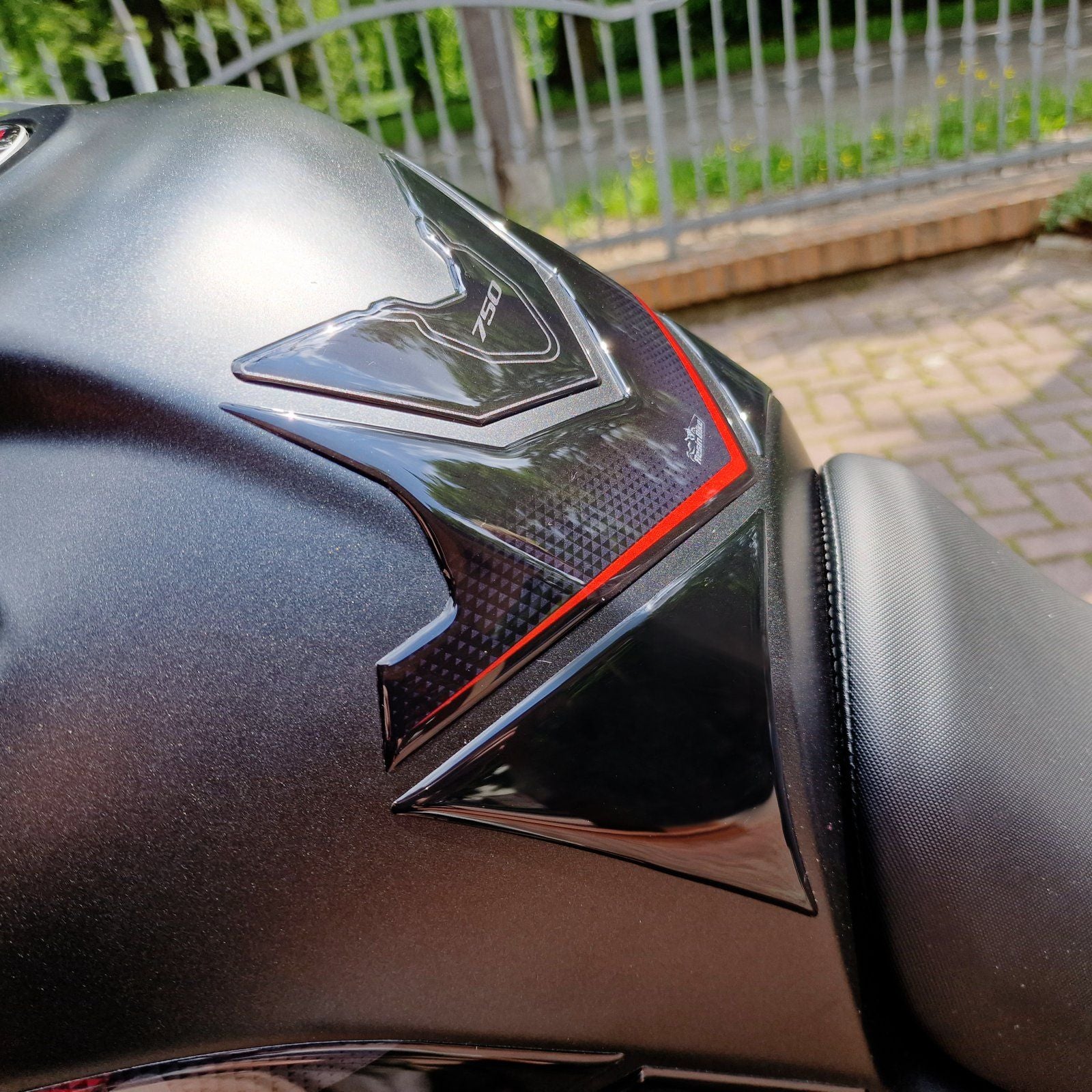 Resin Bike 3D Motorcycle Stickers - Tank Pad | Honda XL 750 Transalp 2023>2025 RB-1000671500006 - Pyramid Motorcycle Accessories