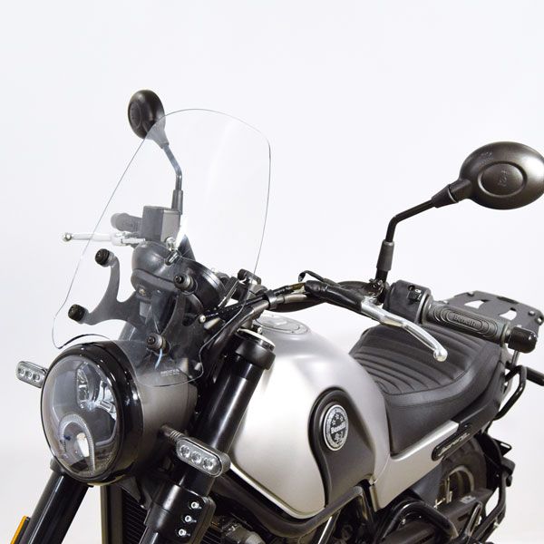 Isotta Medium Screen | Clear | Benelli Leoncino 500 2017-2024 - Pyramid Motorcycle Accessories