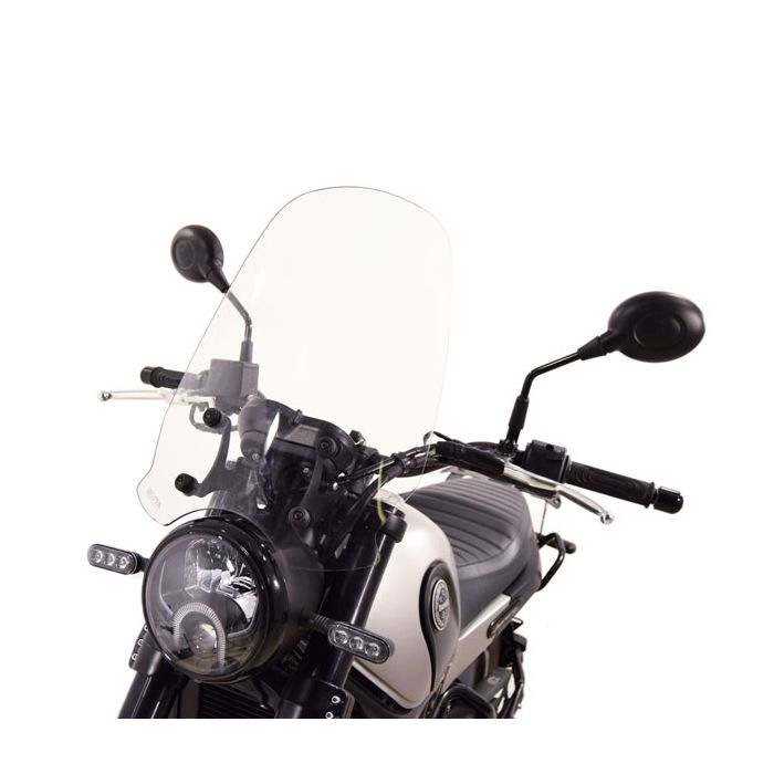 Isotta High Screen | Clear | Benelli Leoncino 500 2017-2024 - Pyramid Motorcycle Accessories
