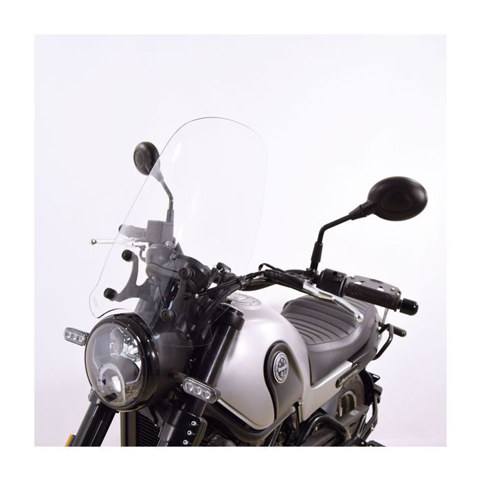 Isotta High Screen | Clear | Benelli Leoncino 500 2017-2024 - Pyramid Motorcycle Accessories