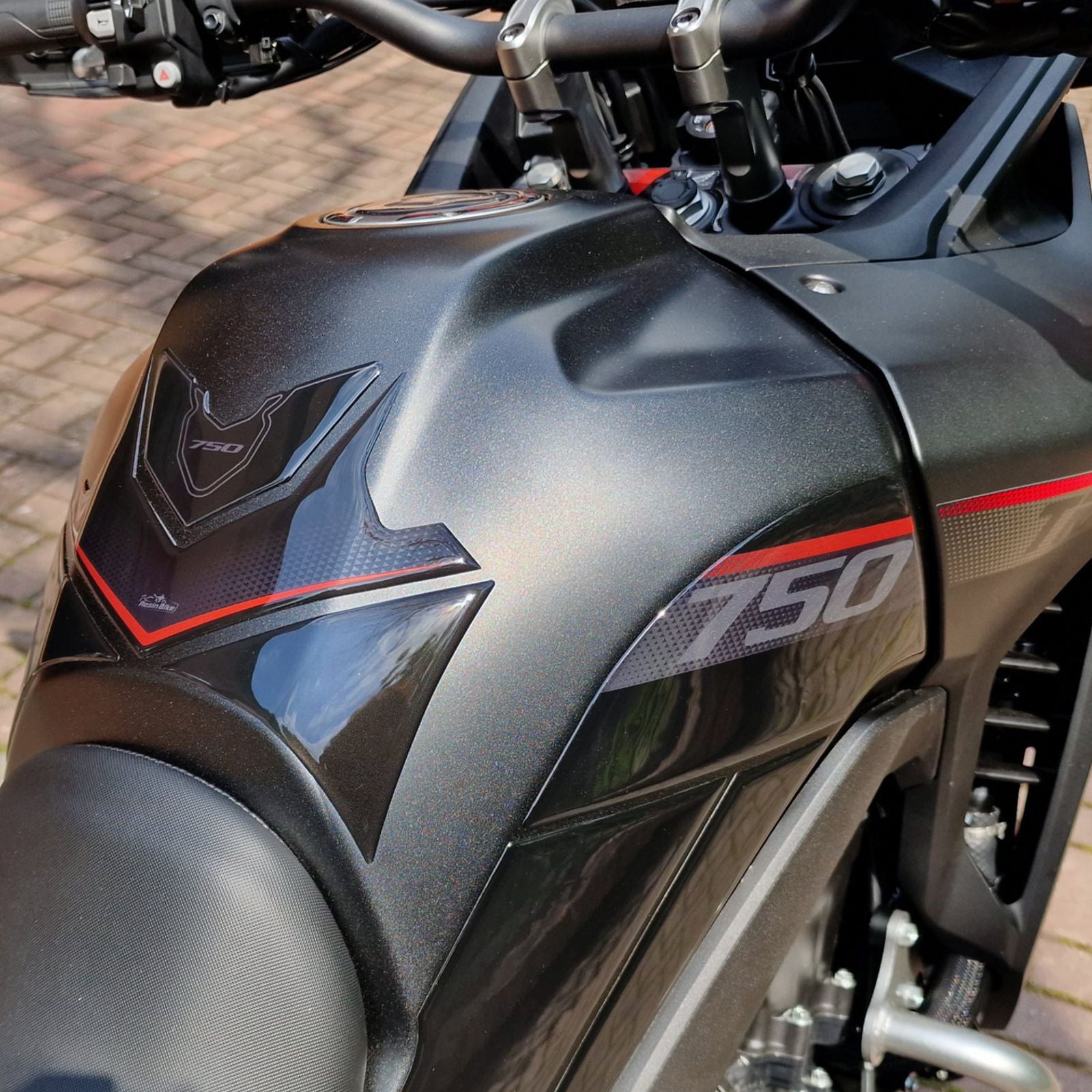 Resin Bike 3D Motorcycle Stickers - Basic Kit | Honda XL 750 Transalp 2023>2024 RB-1000671600003 - Pyramid Motorcycle Accessories